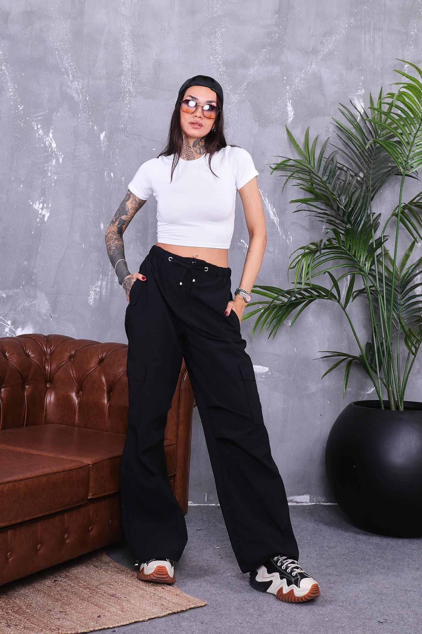 Lüks Kalite Paraşüt Kumaş Pantolon