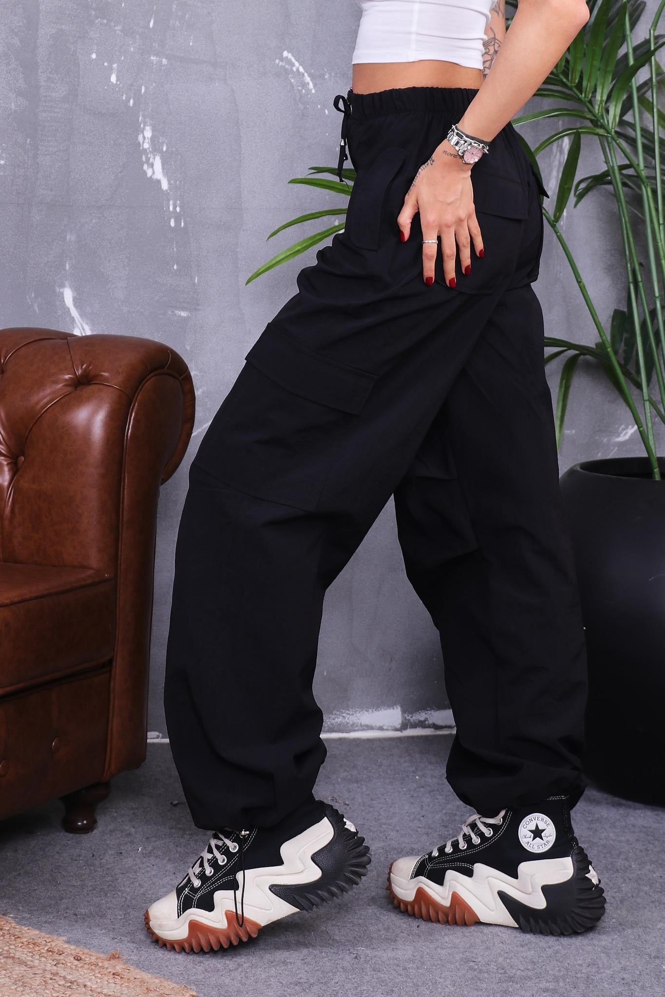 Lüks Kalite Paraşüt Kumaş Pantolon
