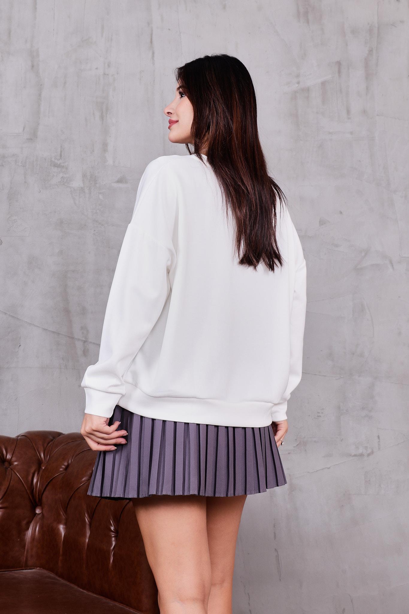 Modal Kumaş Basıc Sweatshirt