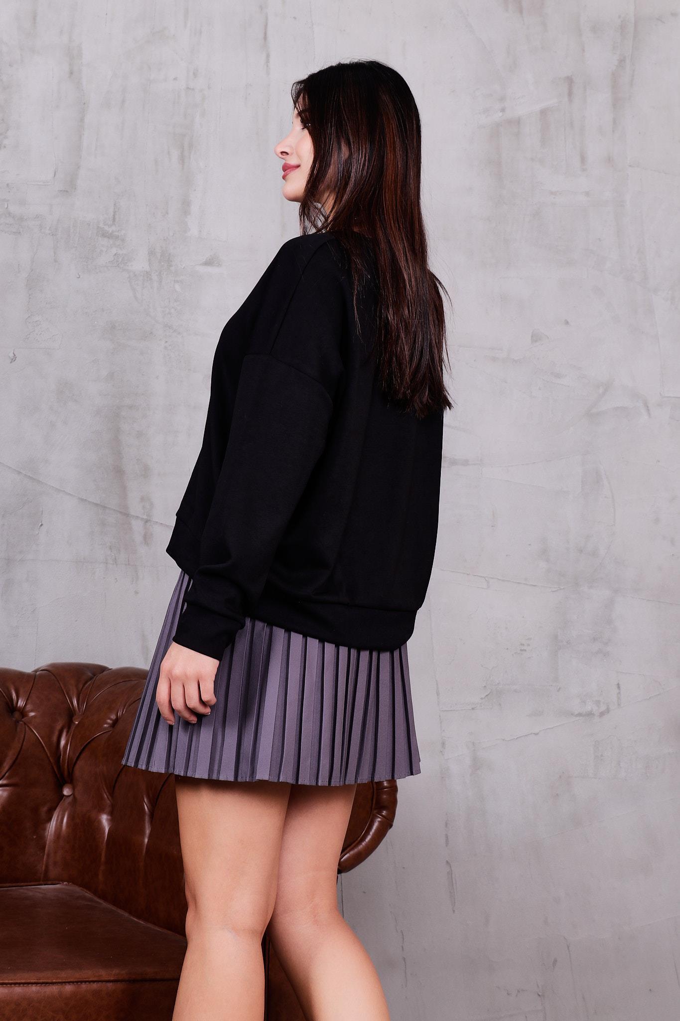 Modal Kumaş Basıc Sweatshirt