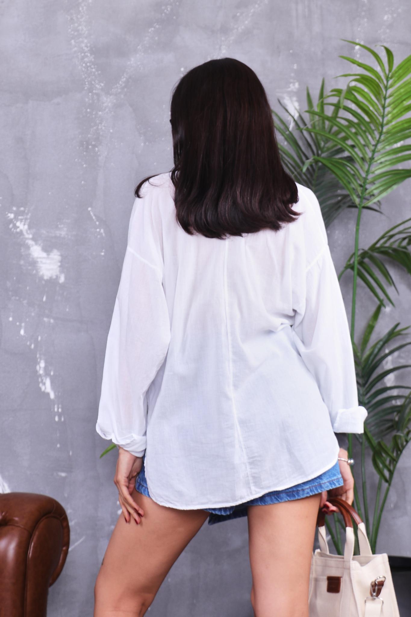 Pamuklu Basıc Gömlek