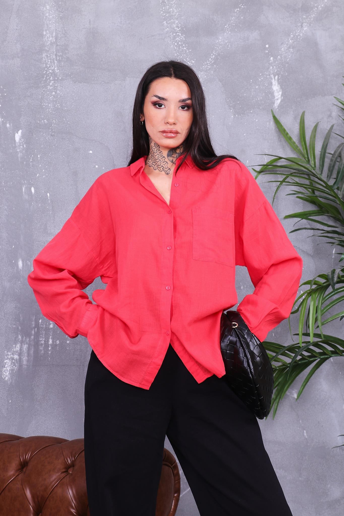 Pamuklu Basıc Gömlek