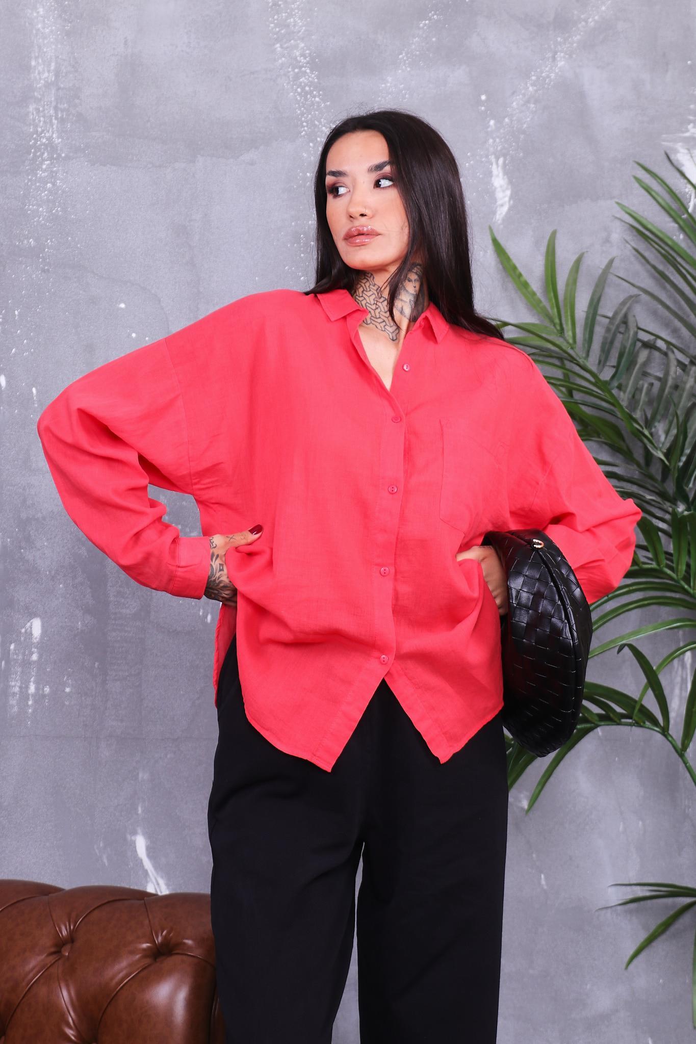 Pamuklu Basıc Gömlek