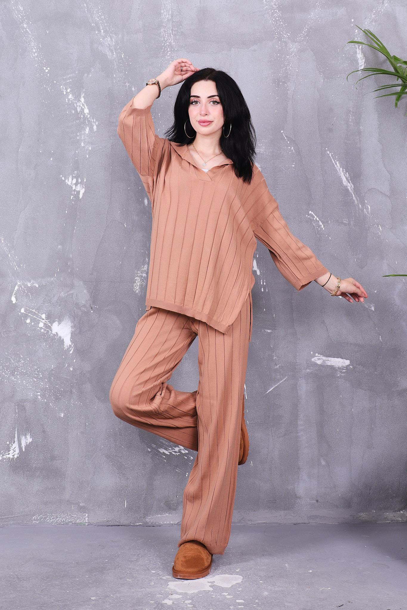 Polo Yaka Oversize Triko Takım