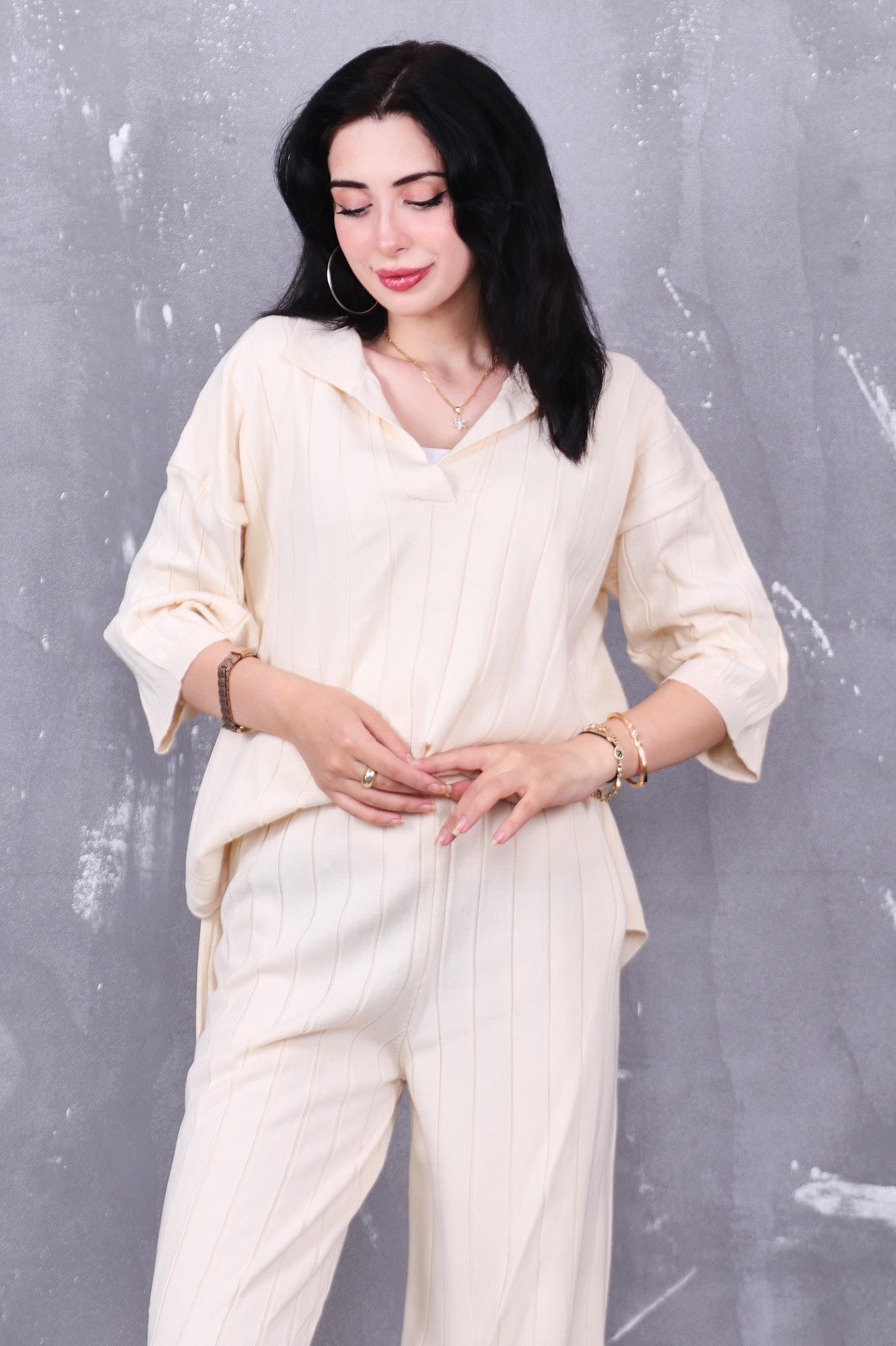 Polo Yaka Oversize Triko Takım