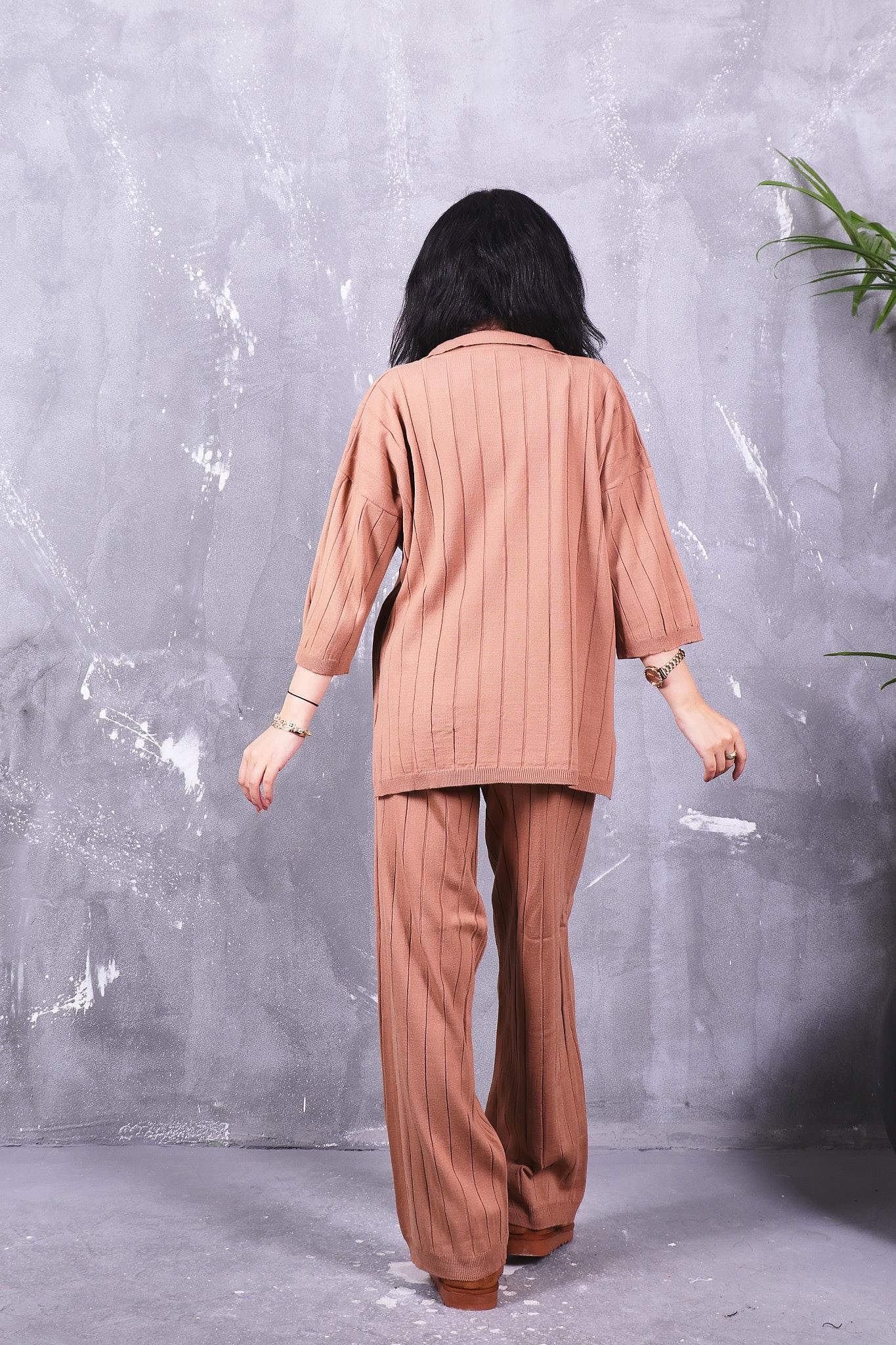 Polo Yaka Oversize Triko Takım