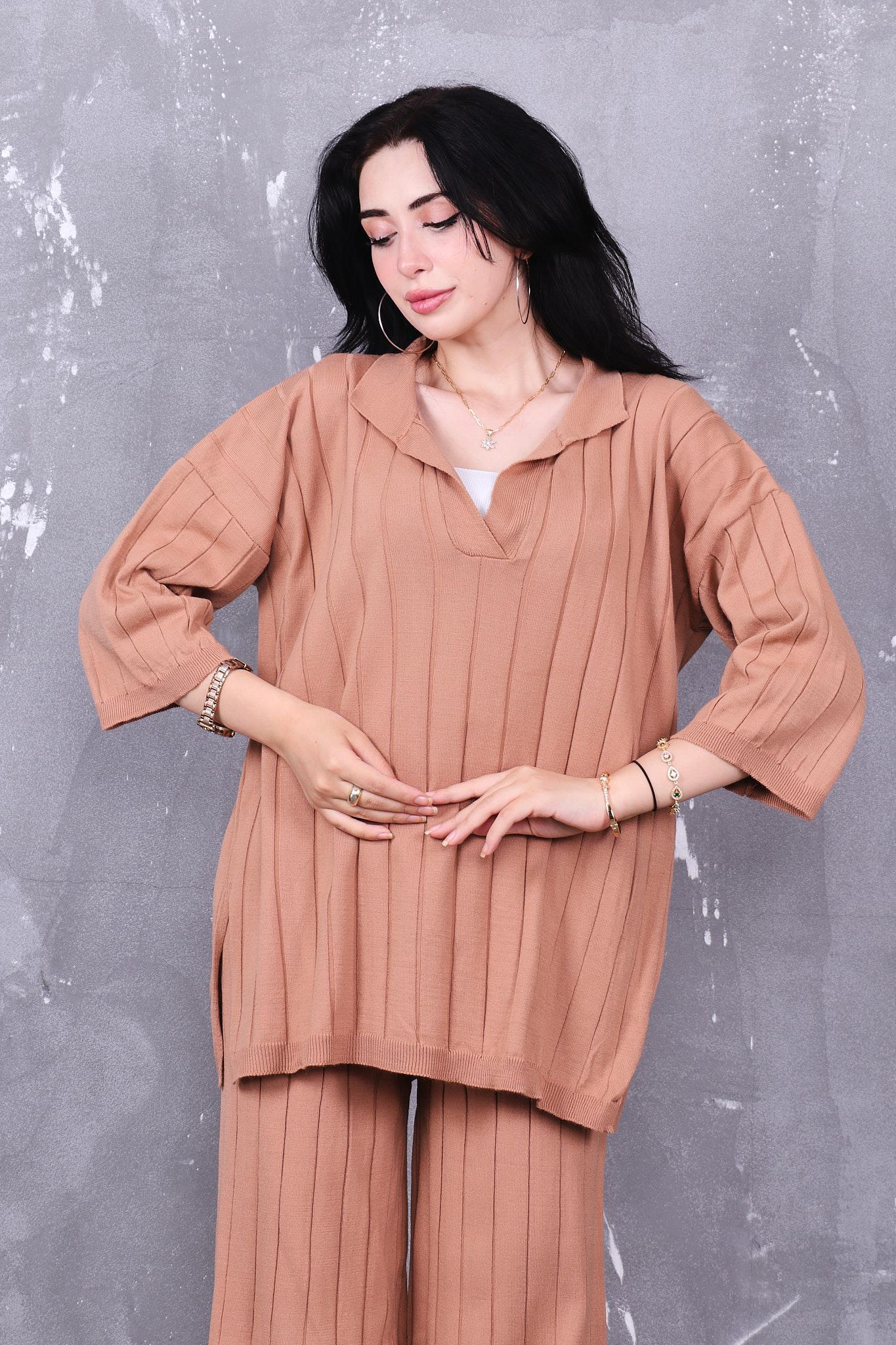 Polo Yaka Oversize Triko Takım