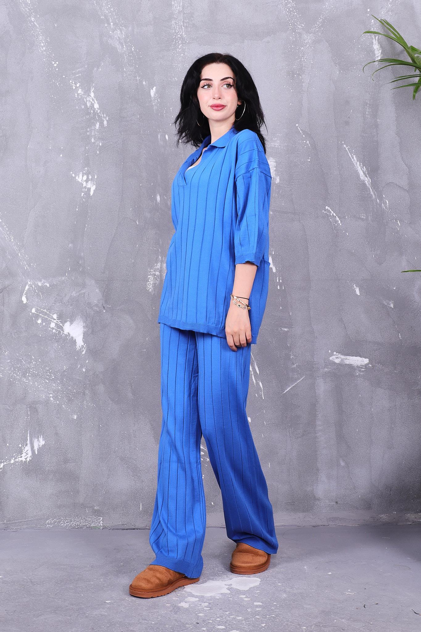 Polo Yaka Oversize Triko Takım