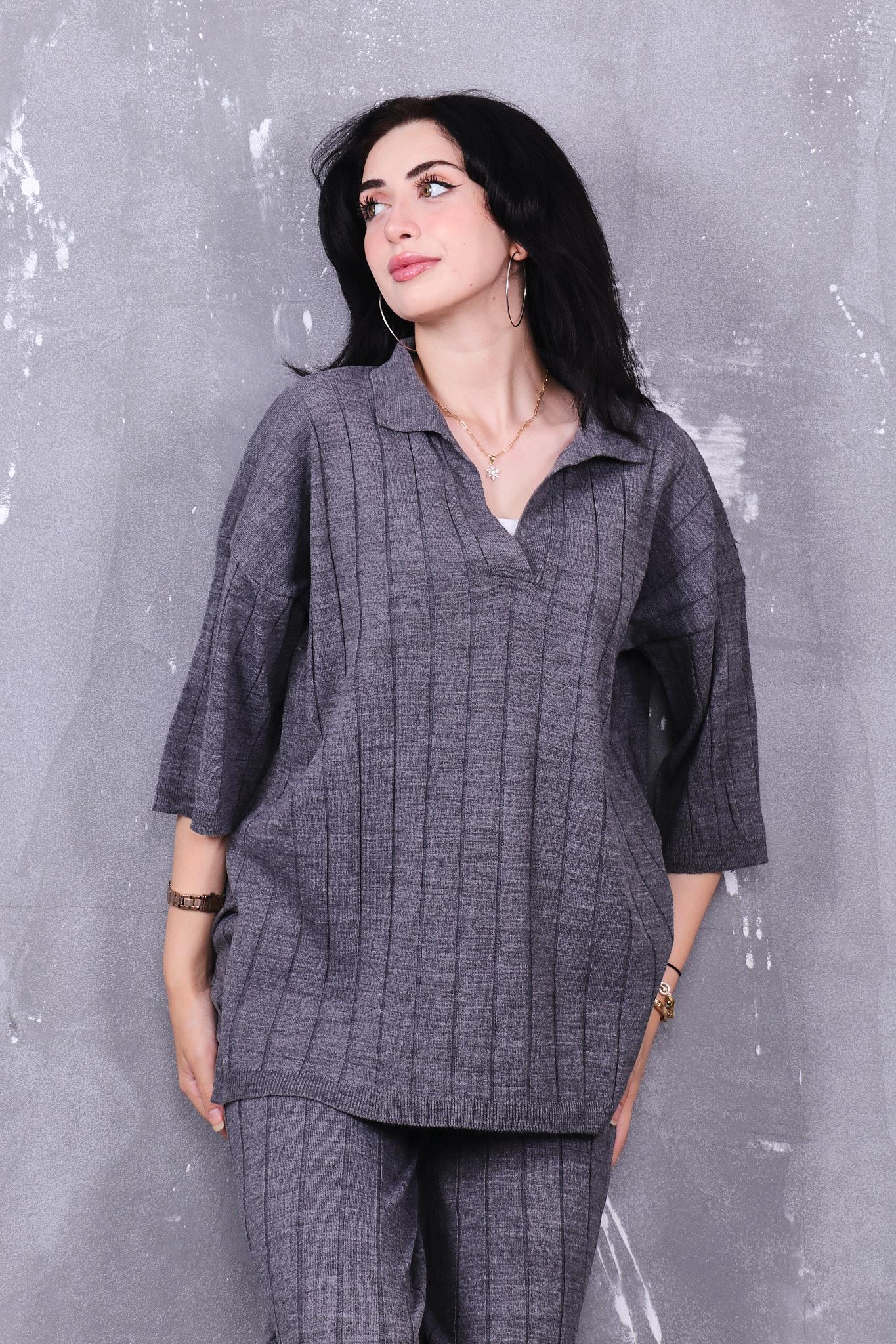 Polo Yaka Oversize Triko Takım