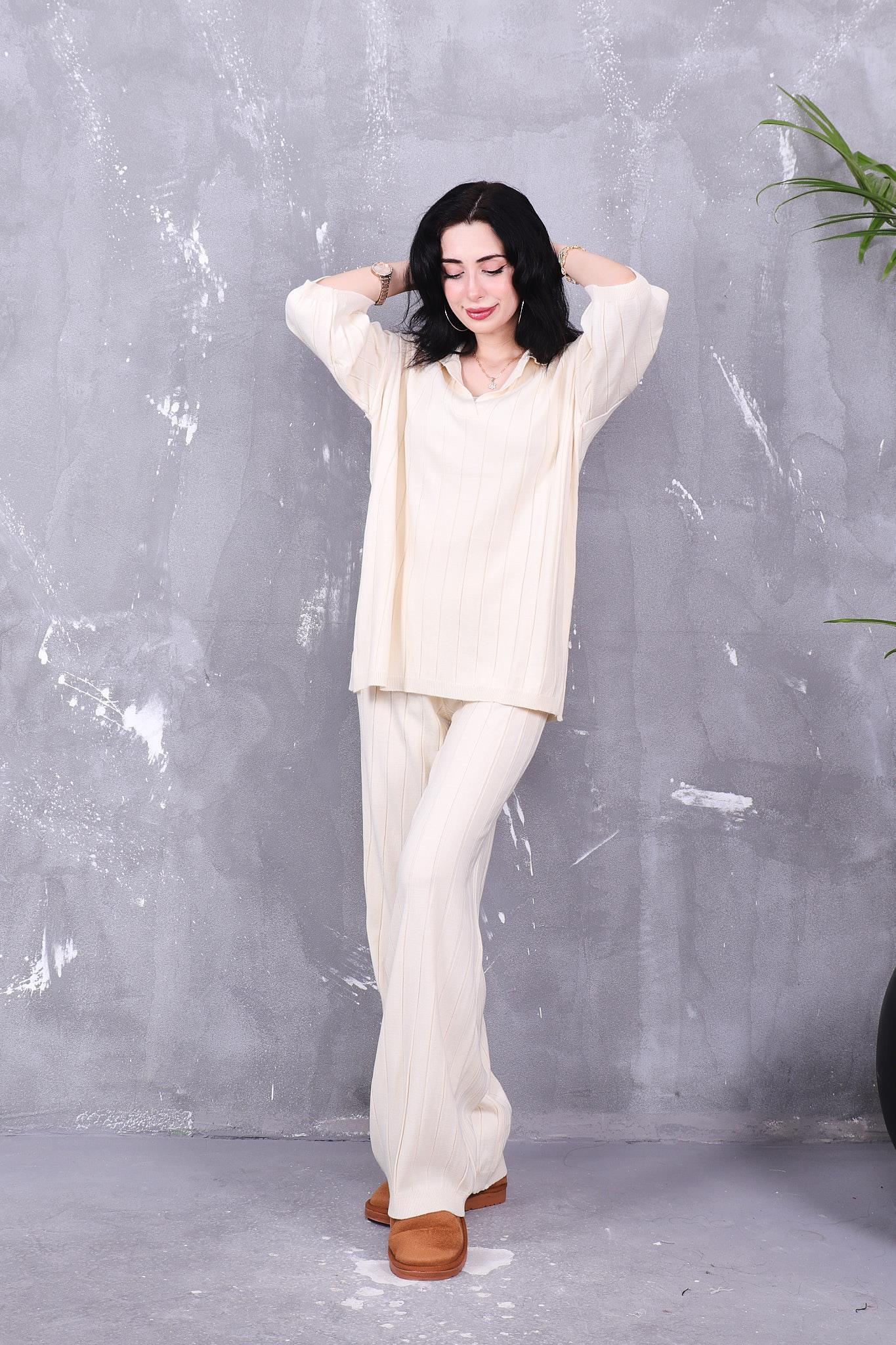 Polo Yaka Oversize Triko Takım