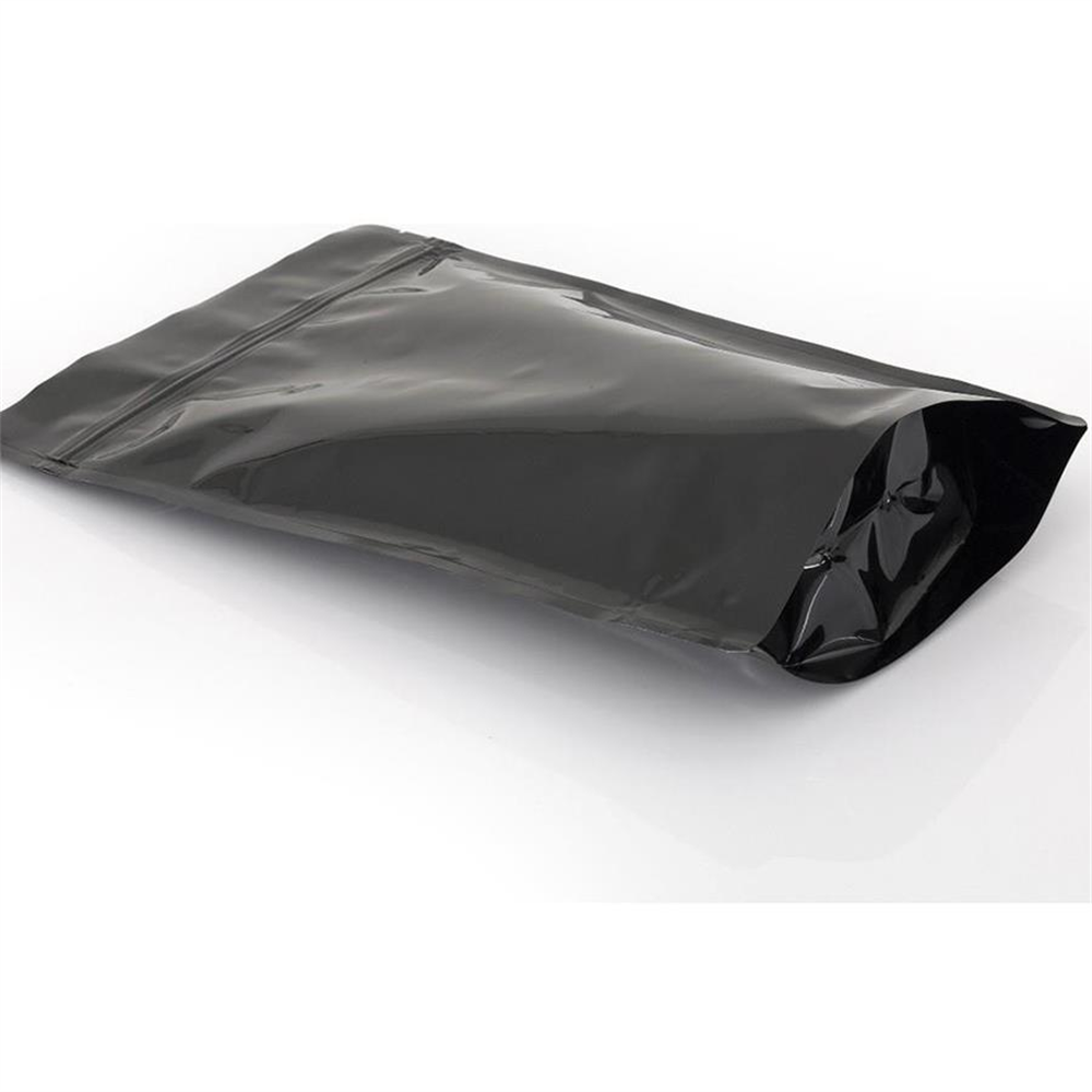 SİYAH ALÜMİNYUM KİLİTLİ DOYPACK TORBA 85*145 (50 GR) 25 Lİ