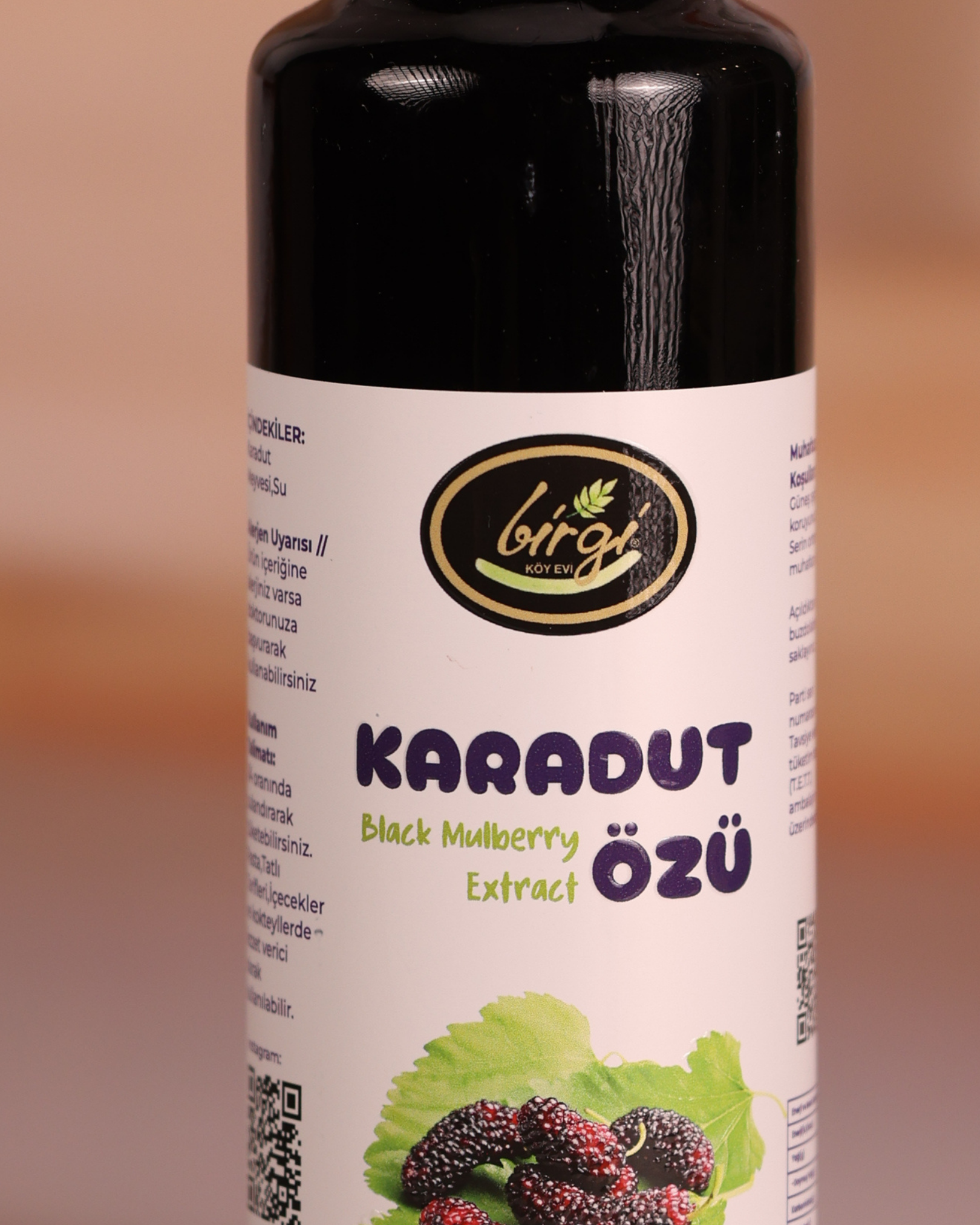 700 g Premium Taneli Karadut Özü | KatkısızBirgi Köy EviÖZLERPremium Taneli Karadut Özü – 700 g