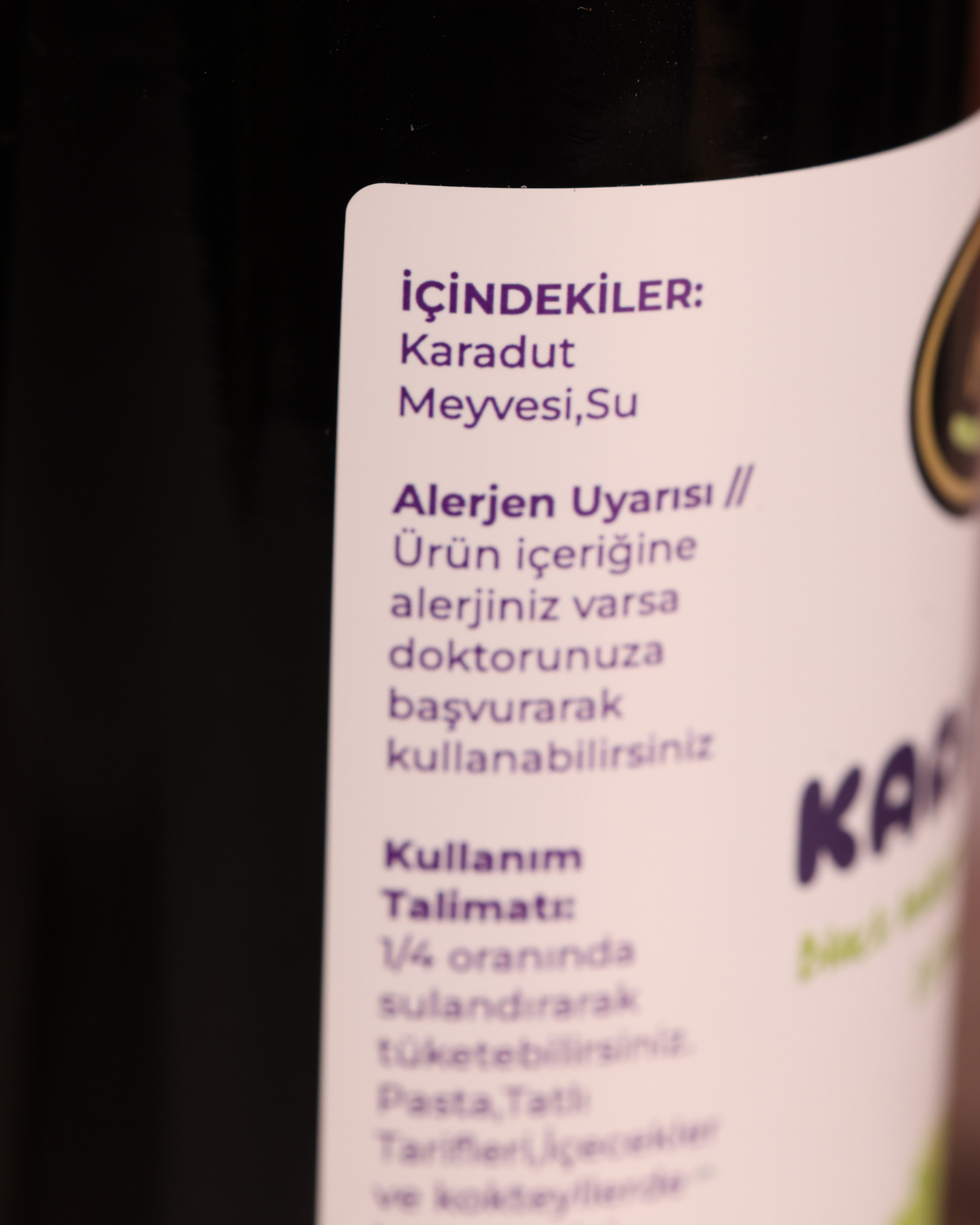 700 g Premium Taneli Karadut Özü | KatkısızBirgi Köy EviÖZLERPremium Taneli Karadut Özü – 700 g