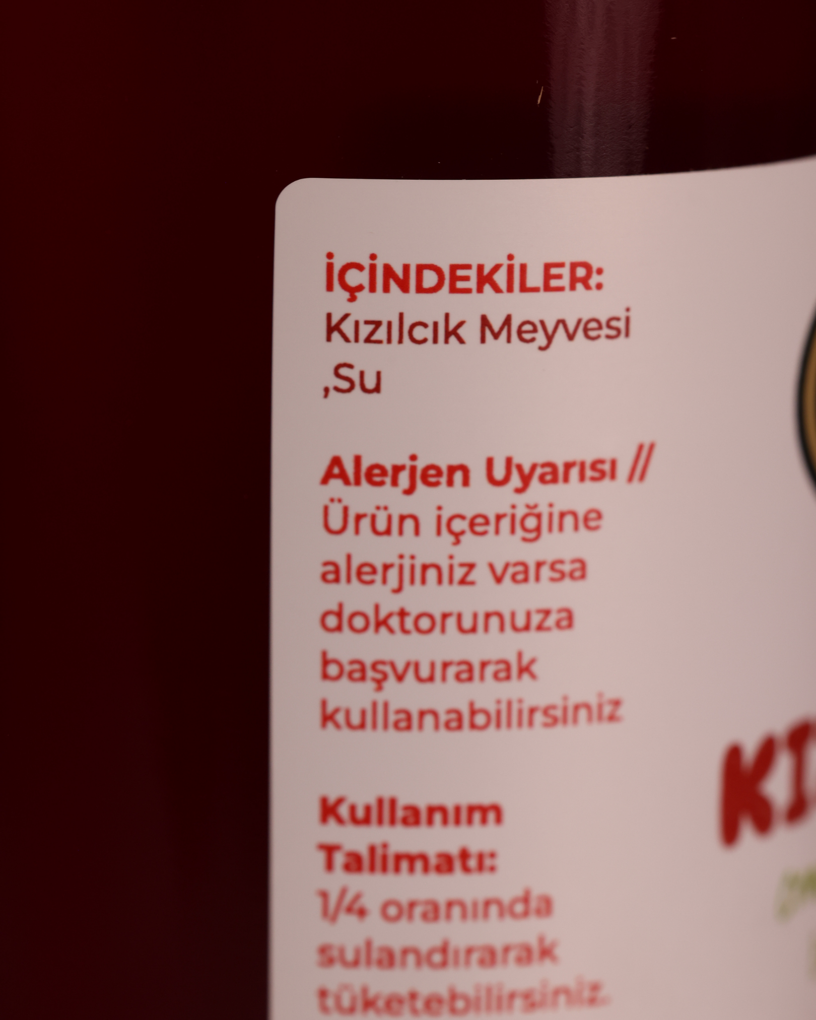 700 g Premium Taneli Kızılcık Özü | Katkısız & Şeker İlavesizBirgi Köy EviÖZLERPremium Taneli Kızılcık Özü – 700 g