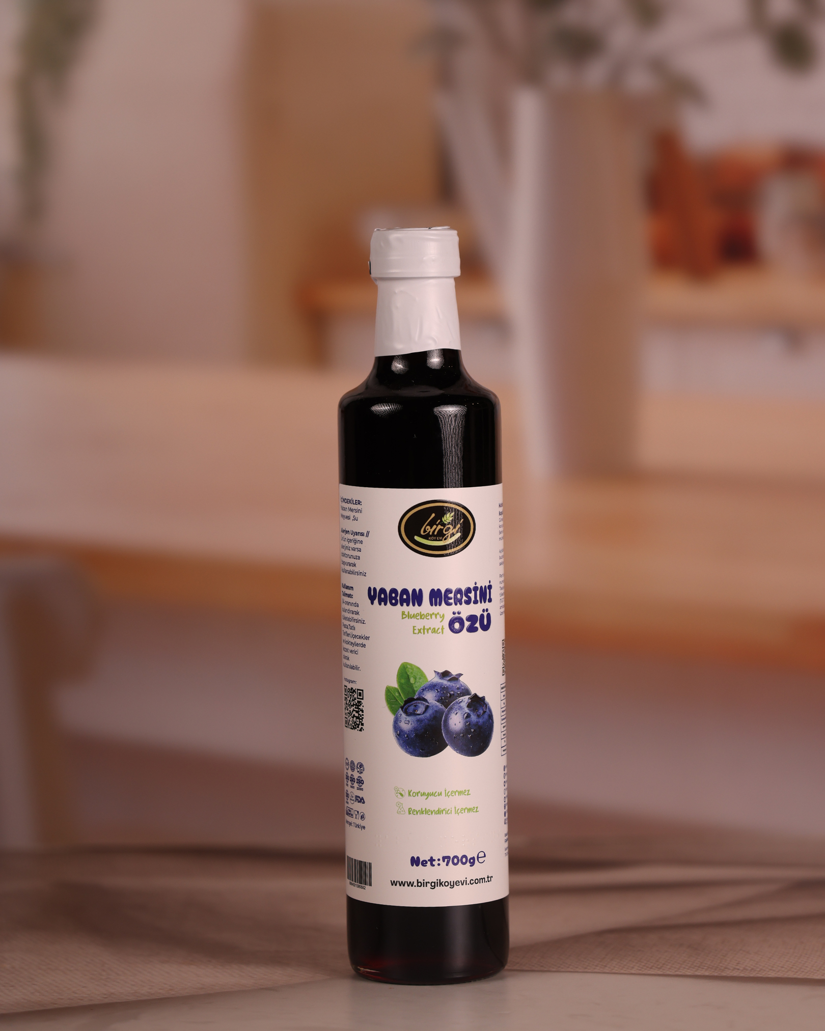 700 g Premium Taneli Yaban Mersini Özü | Katkısız & Şeker İlavesizBirgi Köy EviÖZLERPremium Taneli Yaban Mersini Özü – 700 g