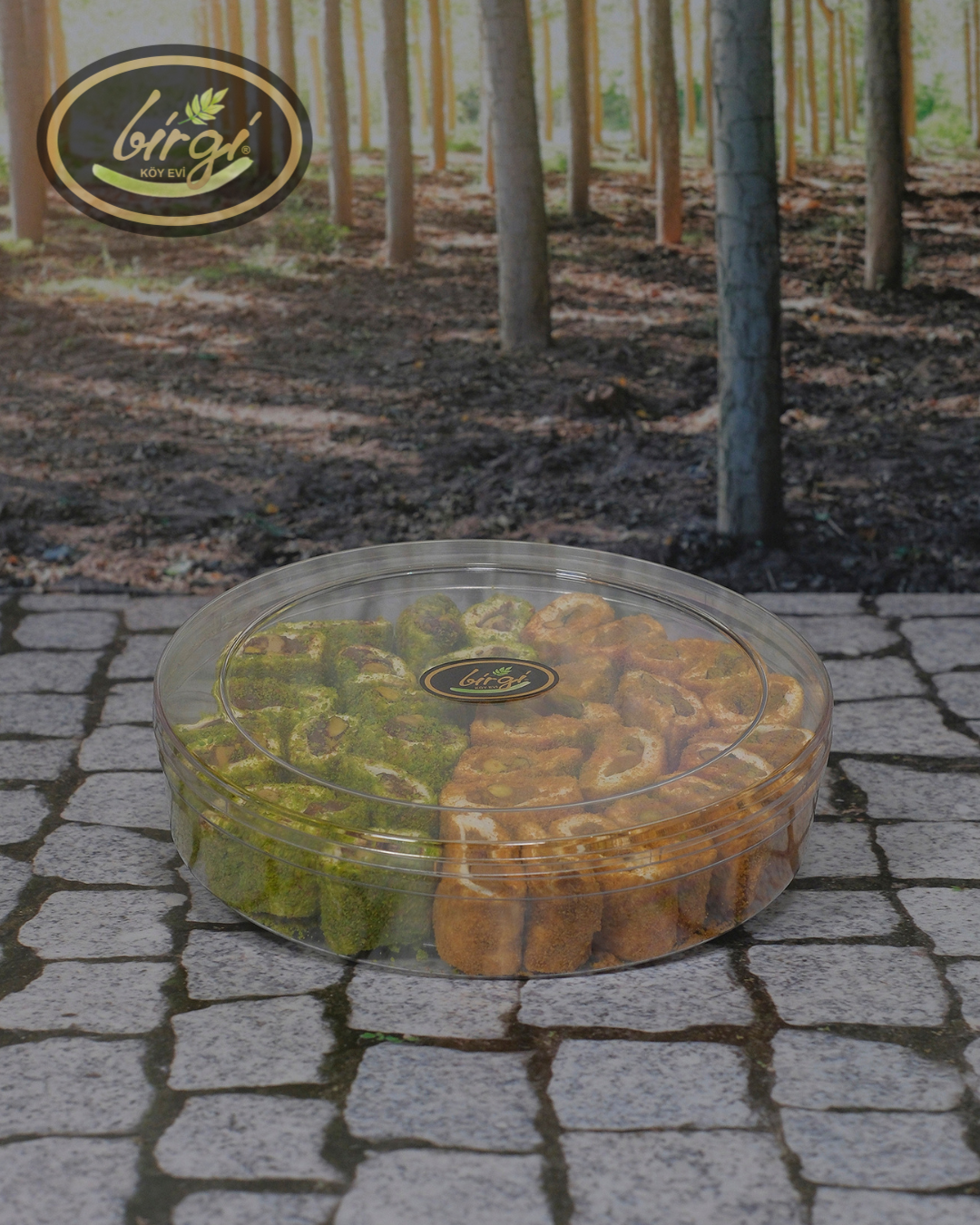 Antep Fıstıklı ve Lotus Bisküvili Bohça Lokum 1Kg
