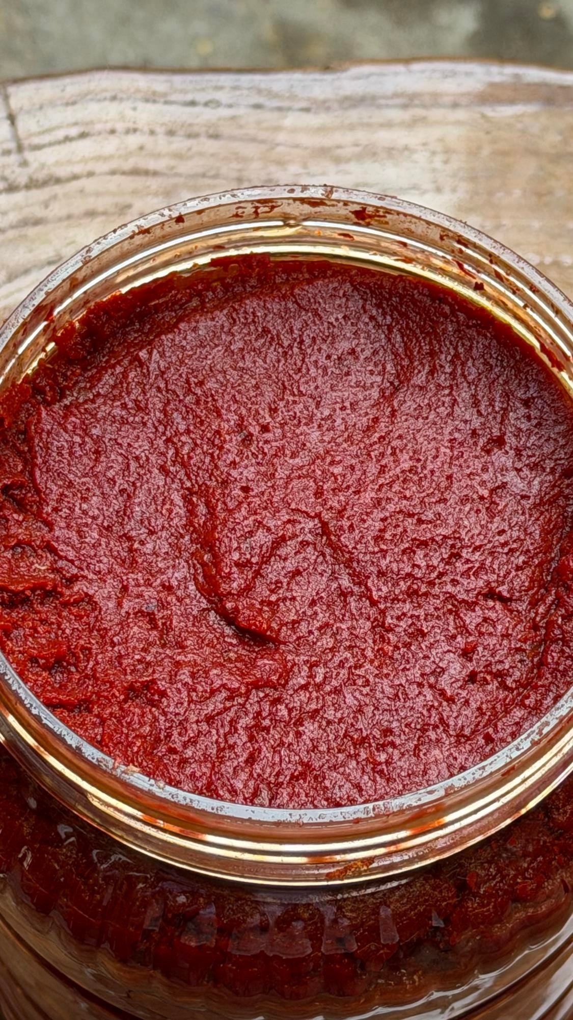 Birgi Köy Evi Cam Kavanozda 1 KG Biber Salçası