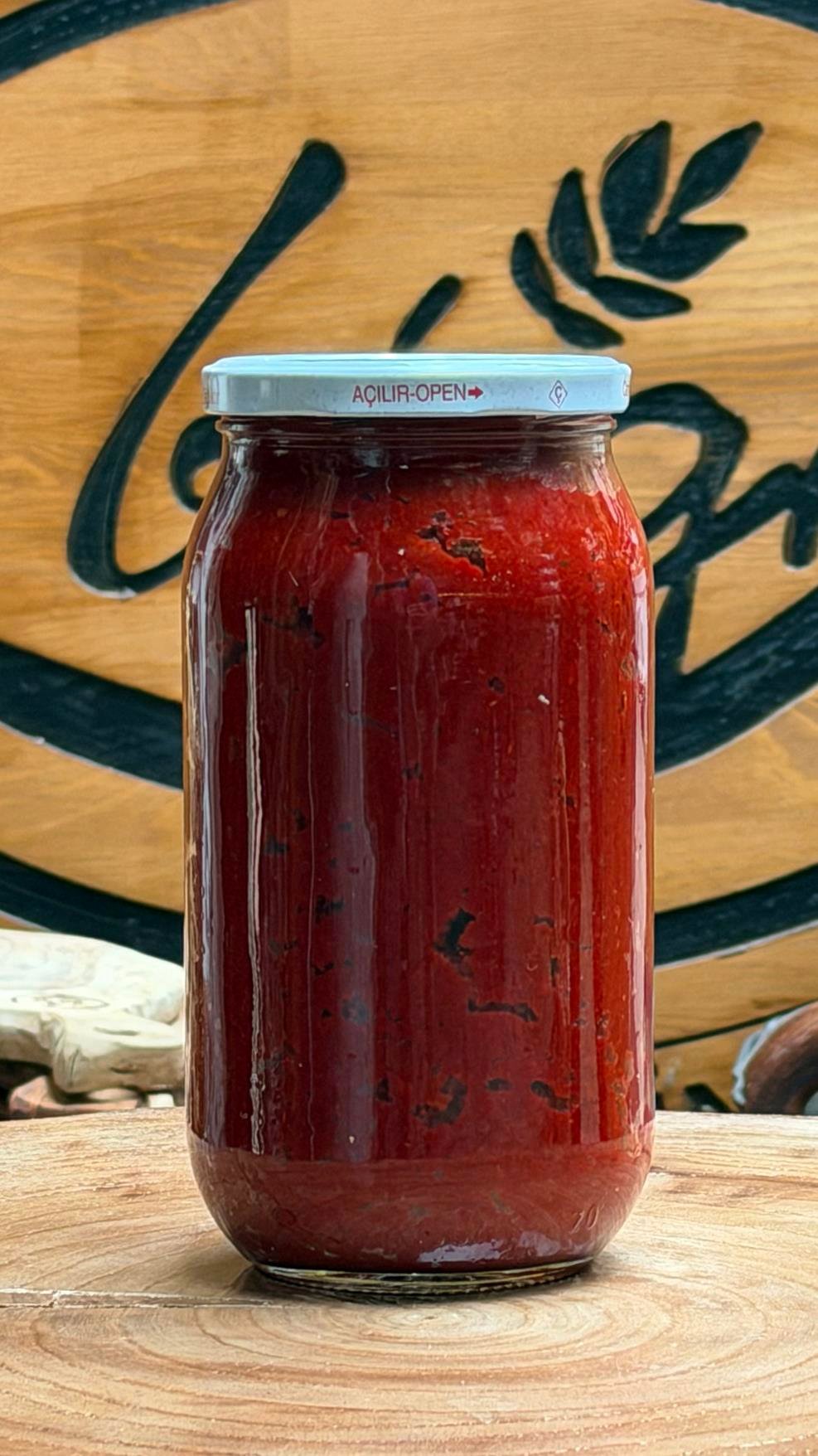 Birgi Köy Evi Cam Kavanozda 1 KG Biber Salçası