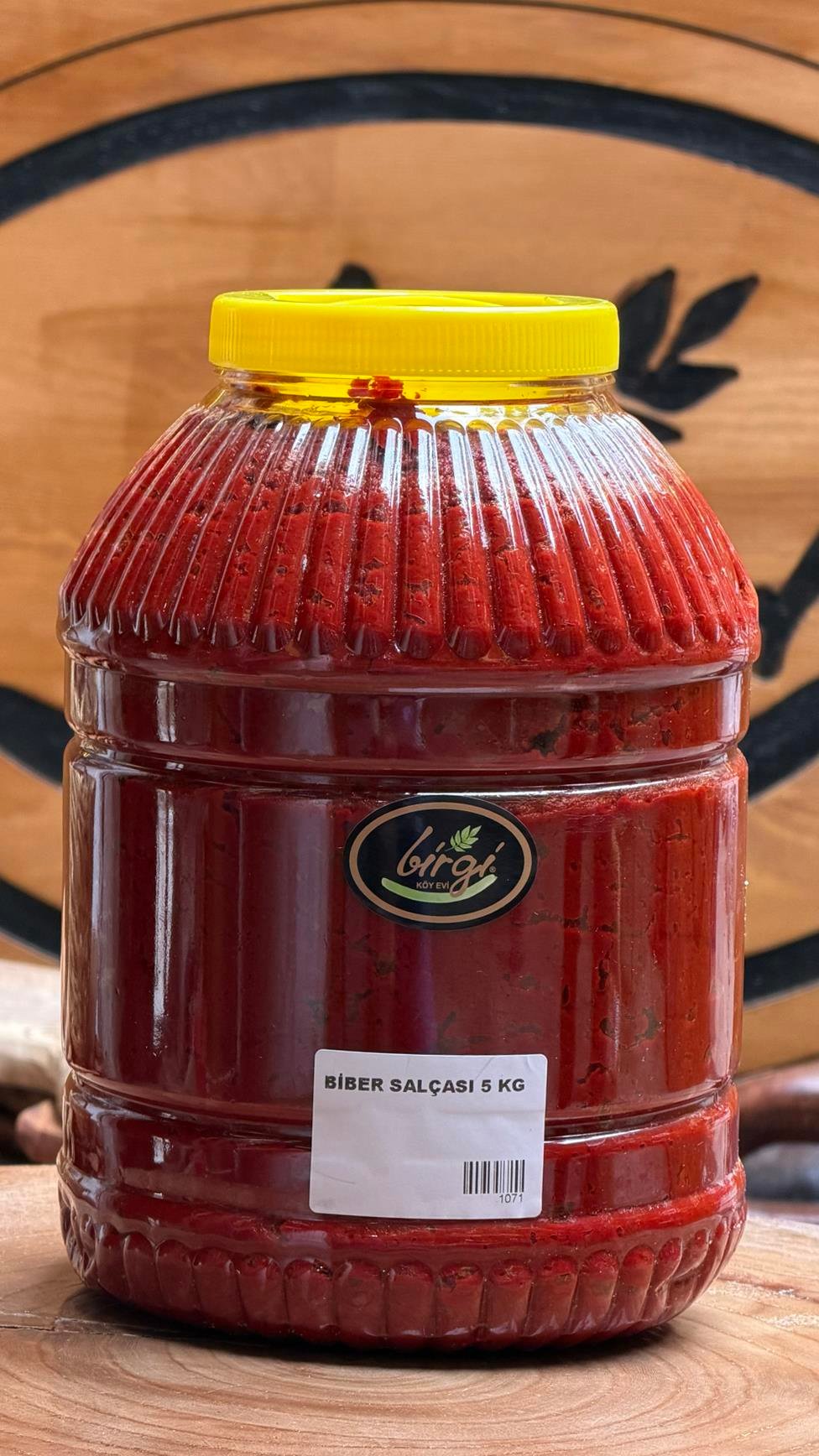 Birgi Köy Evi Cam Kavanozda 1 KG Biber Salçası