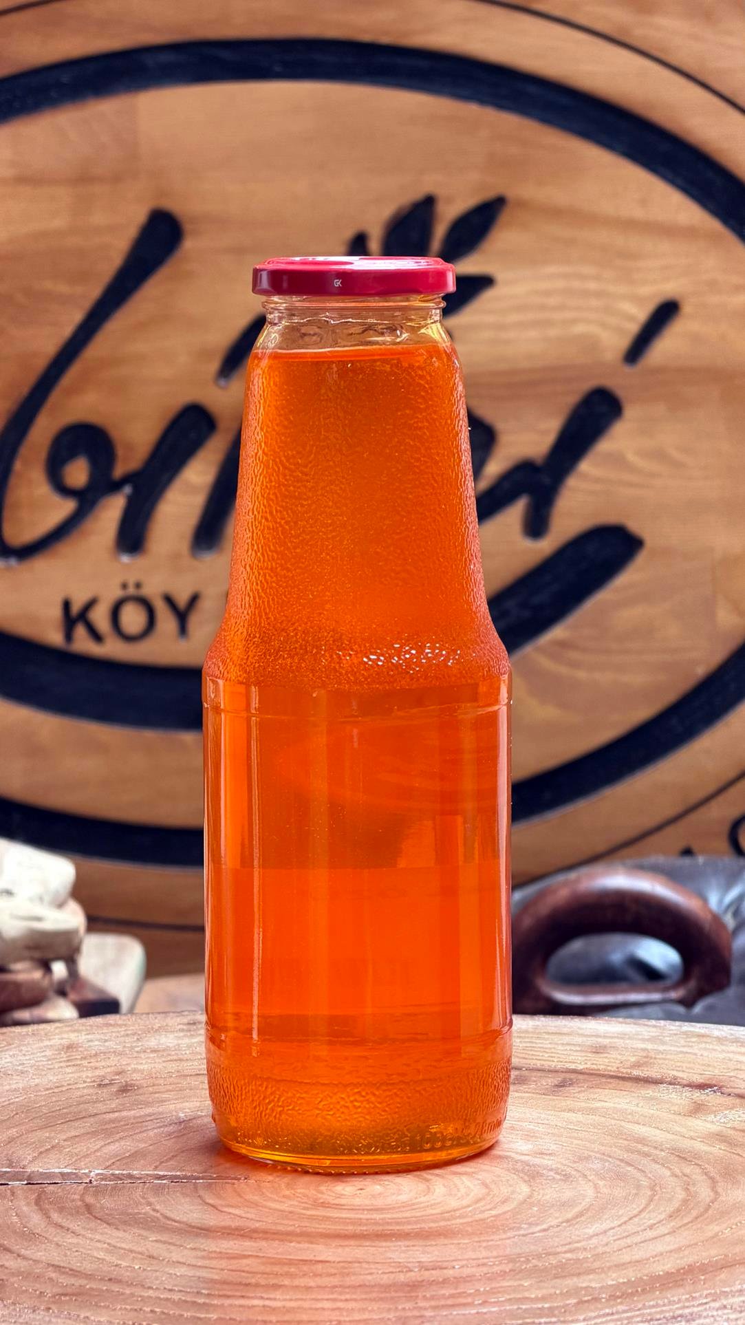 Birgi Köy Evi Cam Şişede Doğal Portakal Özü – Katkısız & Yoğun Aromalı 1300 gr 