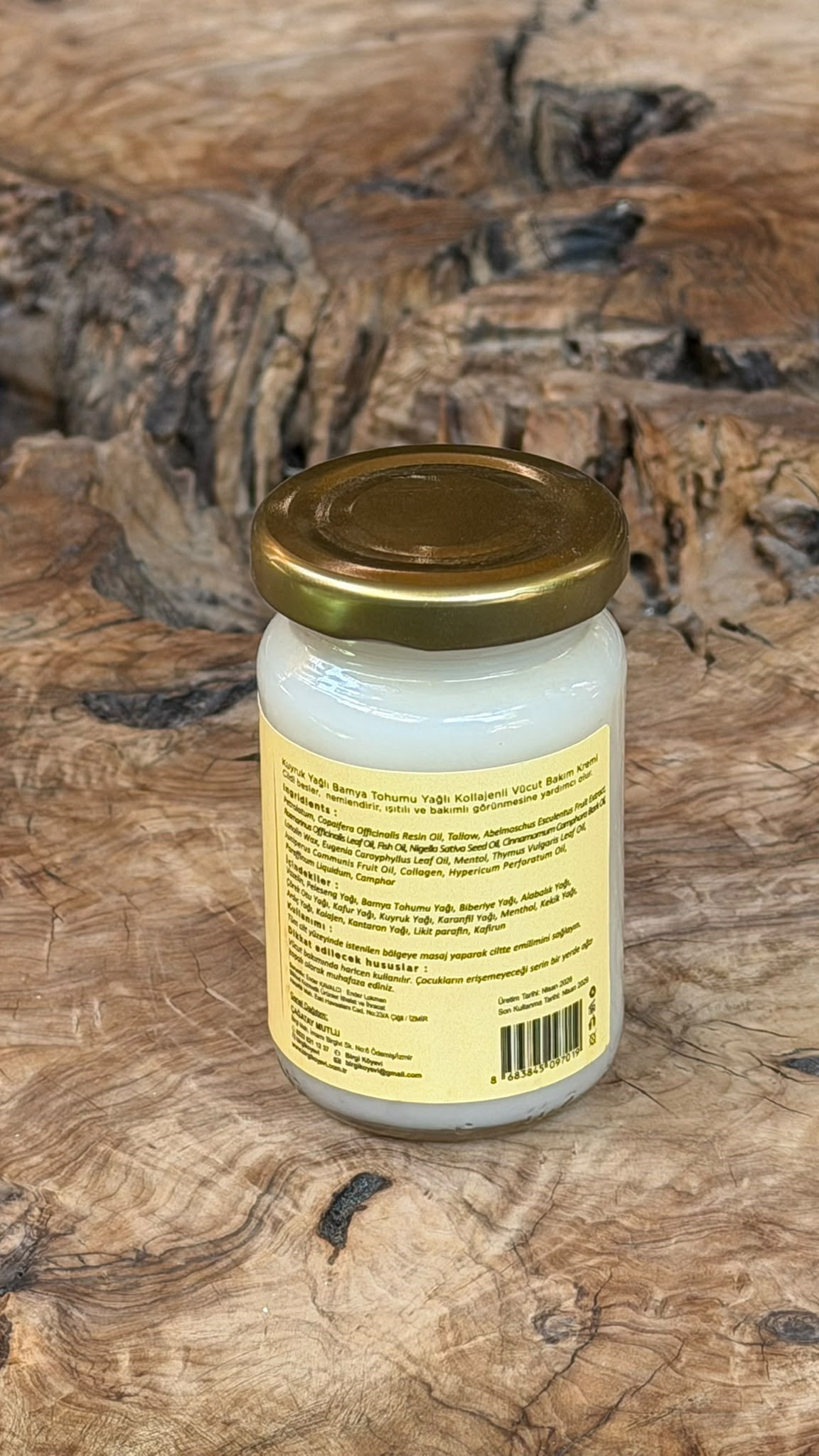 Birgi Köy EviDOĞAL BAKIM ÜRÜNLERİBirgi Köy Evi Kuyruk Yağlı, Kollajen ve Bamya Tohumu Yağlı Masaj Kremi (110 ml)