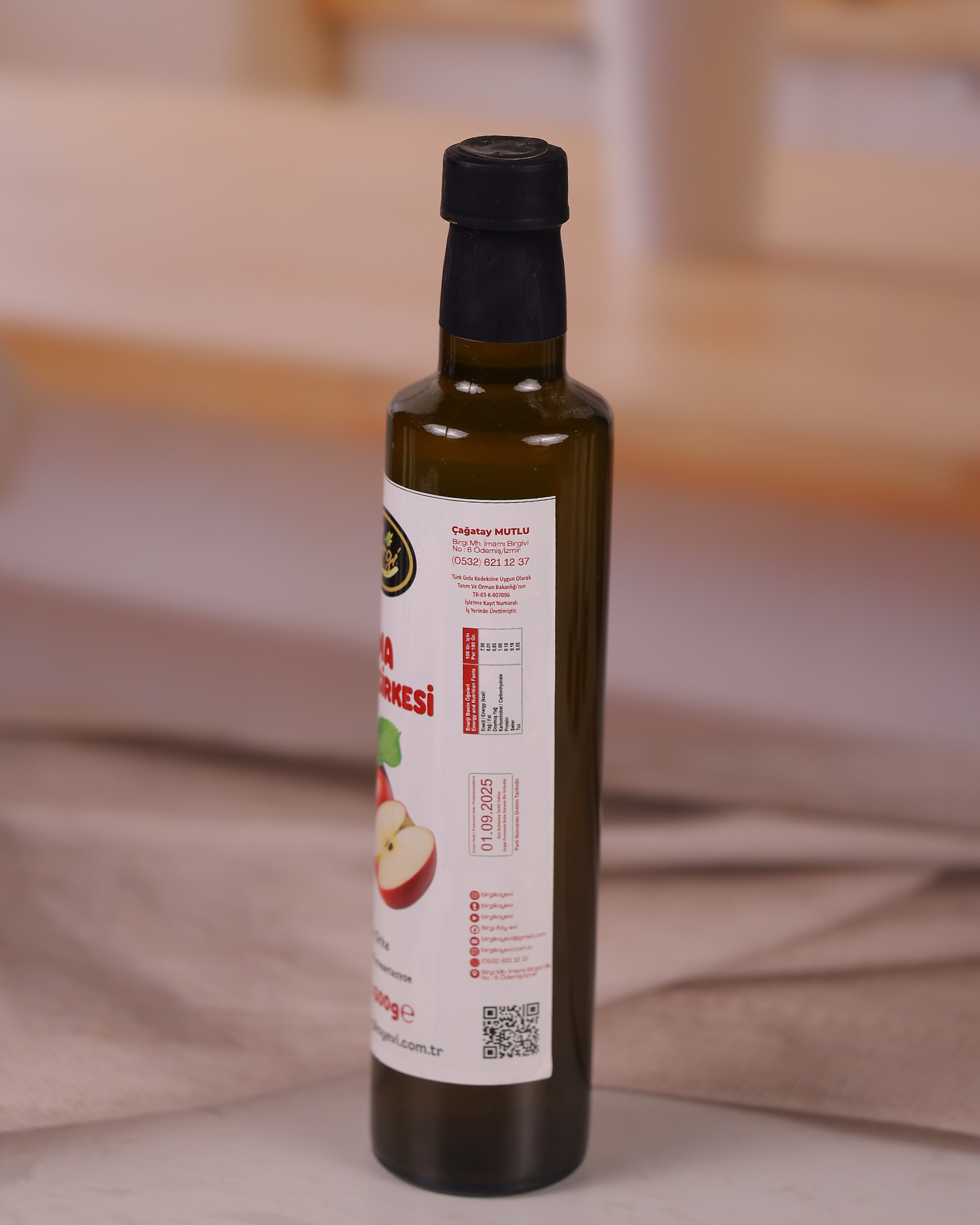 Elma Sirkesi 500 g | Doğal Fermente Anal SirkeBirgi Köy EviSİRKELERElma Sirkesi 500 g (Doğal Fermente)