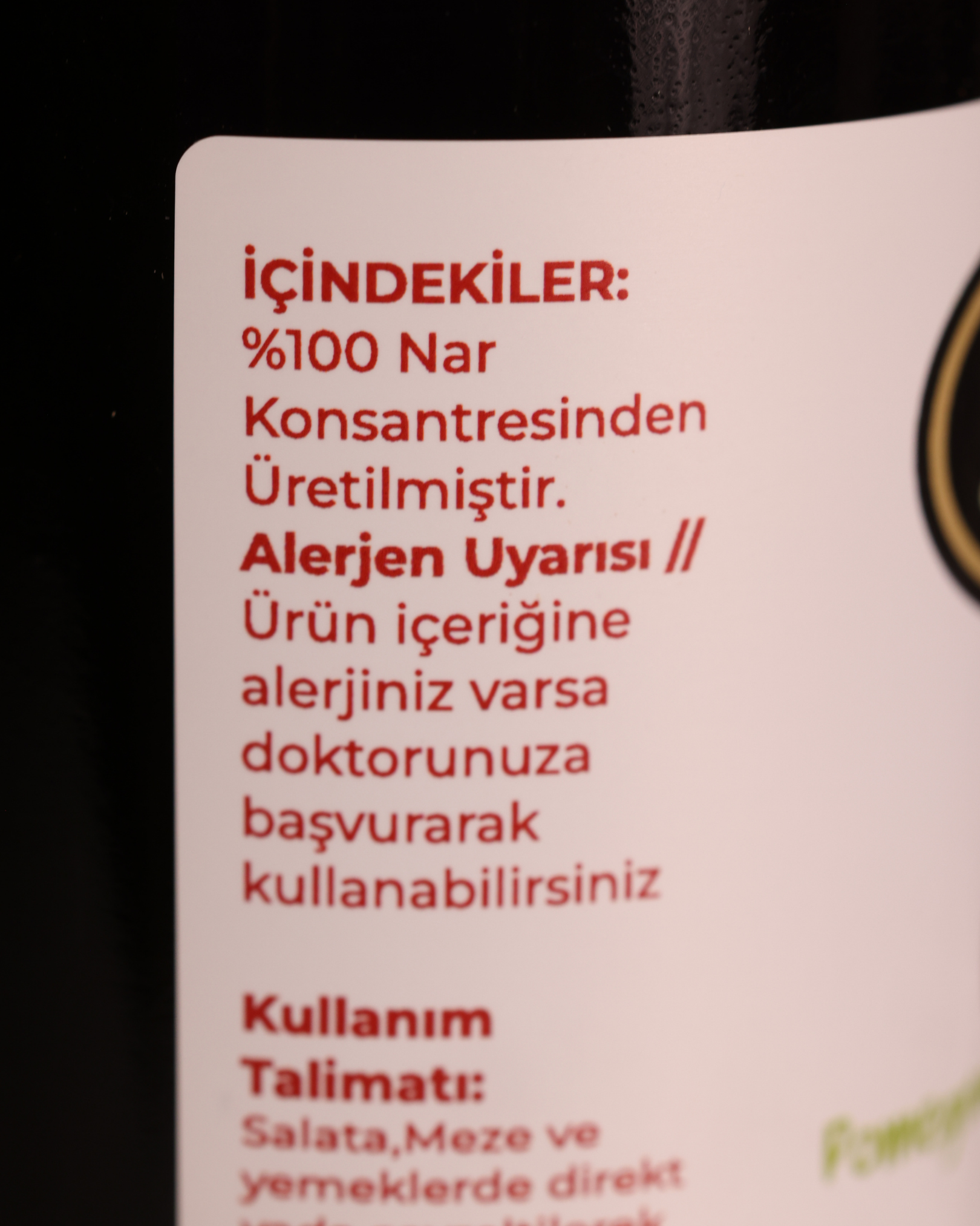 Gerçek Nar Ekşisi 700 g | %100 Nar | KatkısızBirgi Köy EviÖZLERGerçek Nar Ekşisi – %100 Nar – 700 g