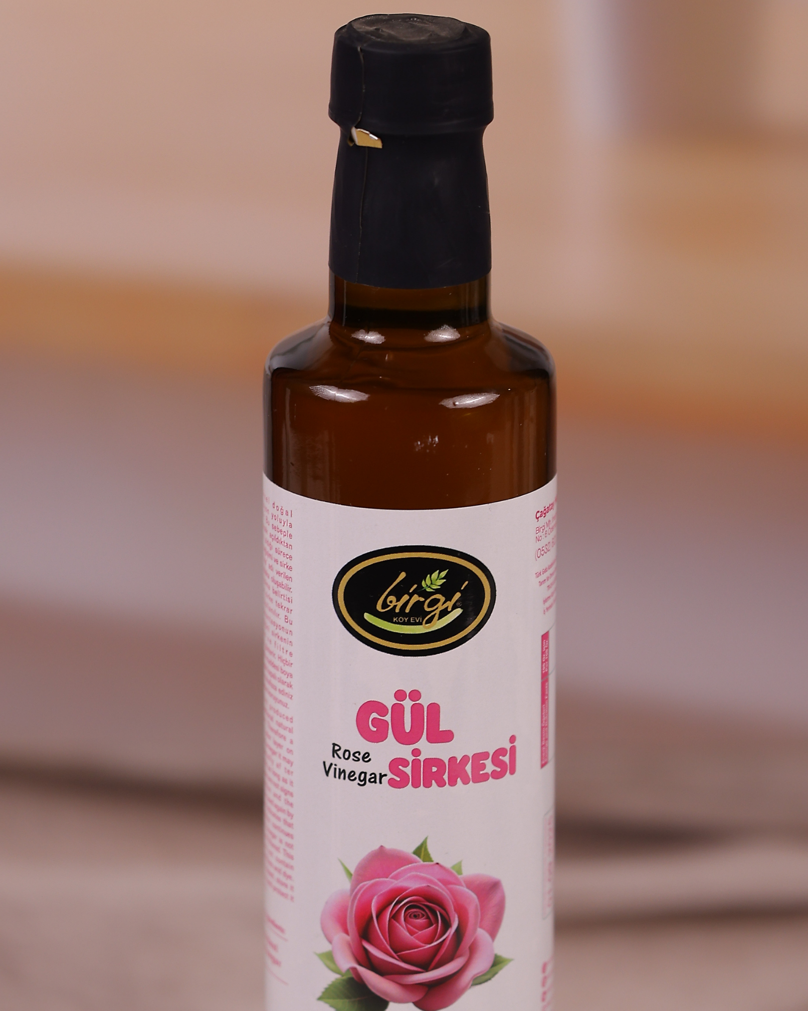 Gül Sirkesi 500 g | Doğal Fermente SirkeBirgi Köy EviSİRKELERGül Sirkesi (Doğal Fermente) – 500 g