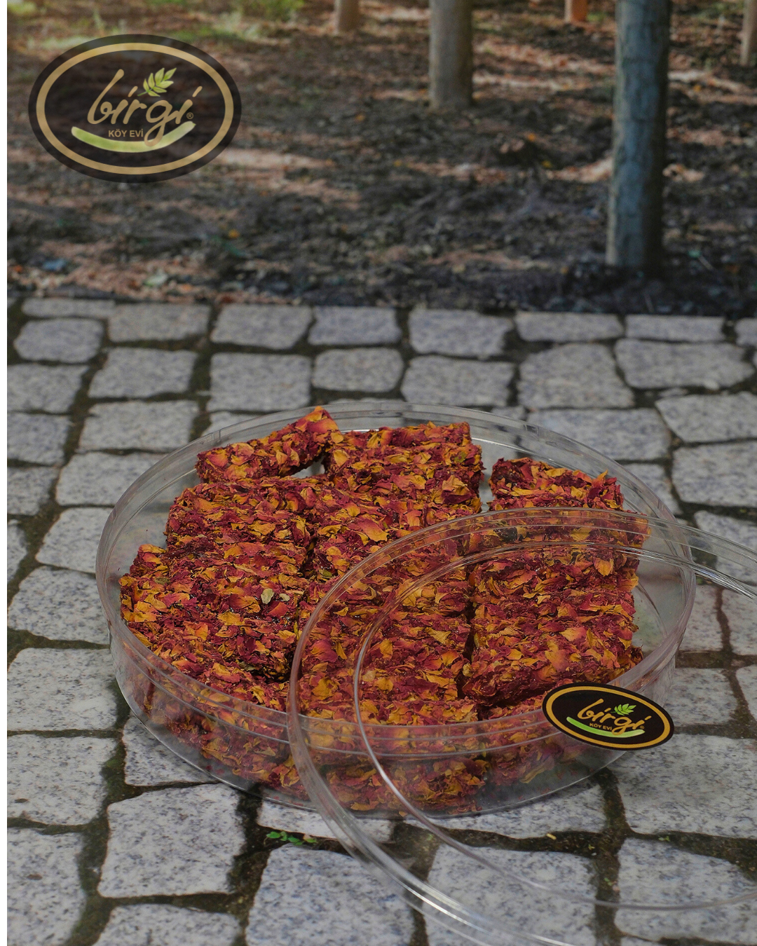 Gül Yapraklı Antep Fıstıklı Lokum 1Kg