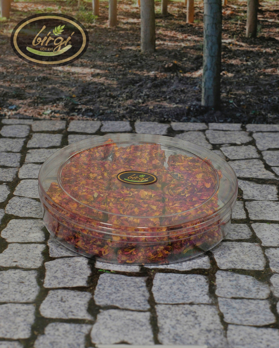 Gül Yapraklı Antep Fıstıklı Lokum 1Kg