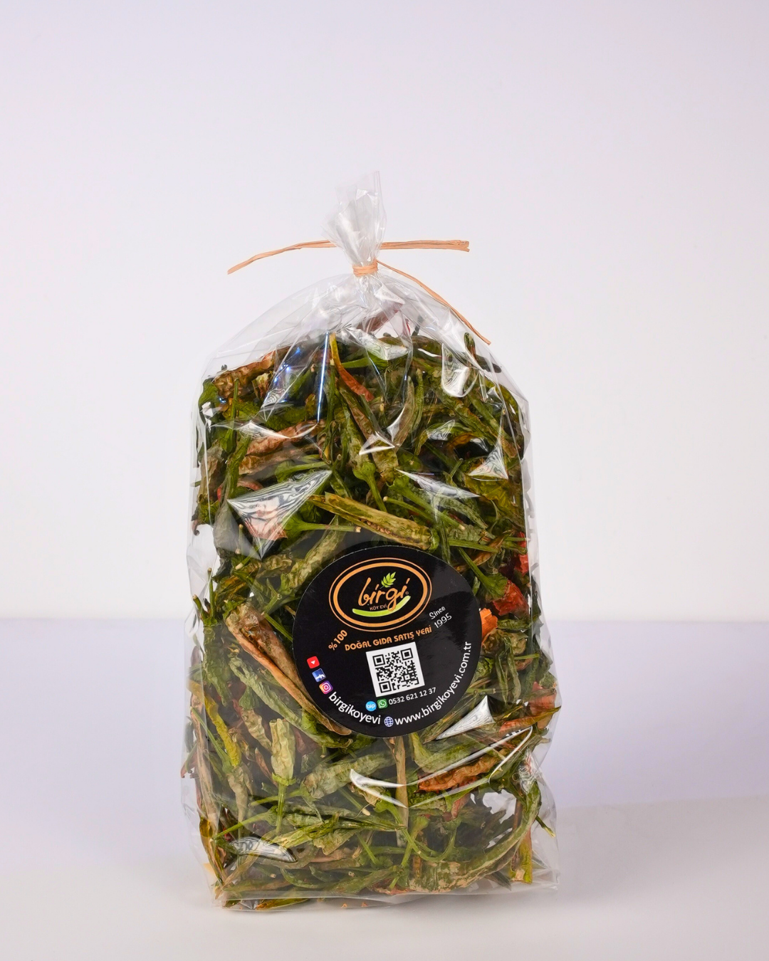 kurutulmuş acı frenk biber 200gr