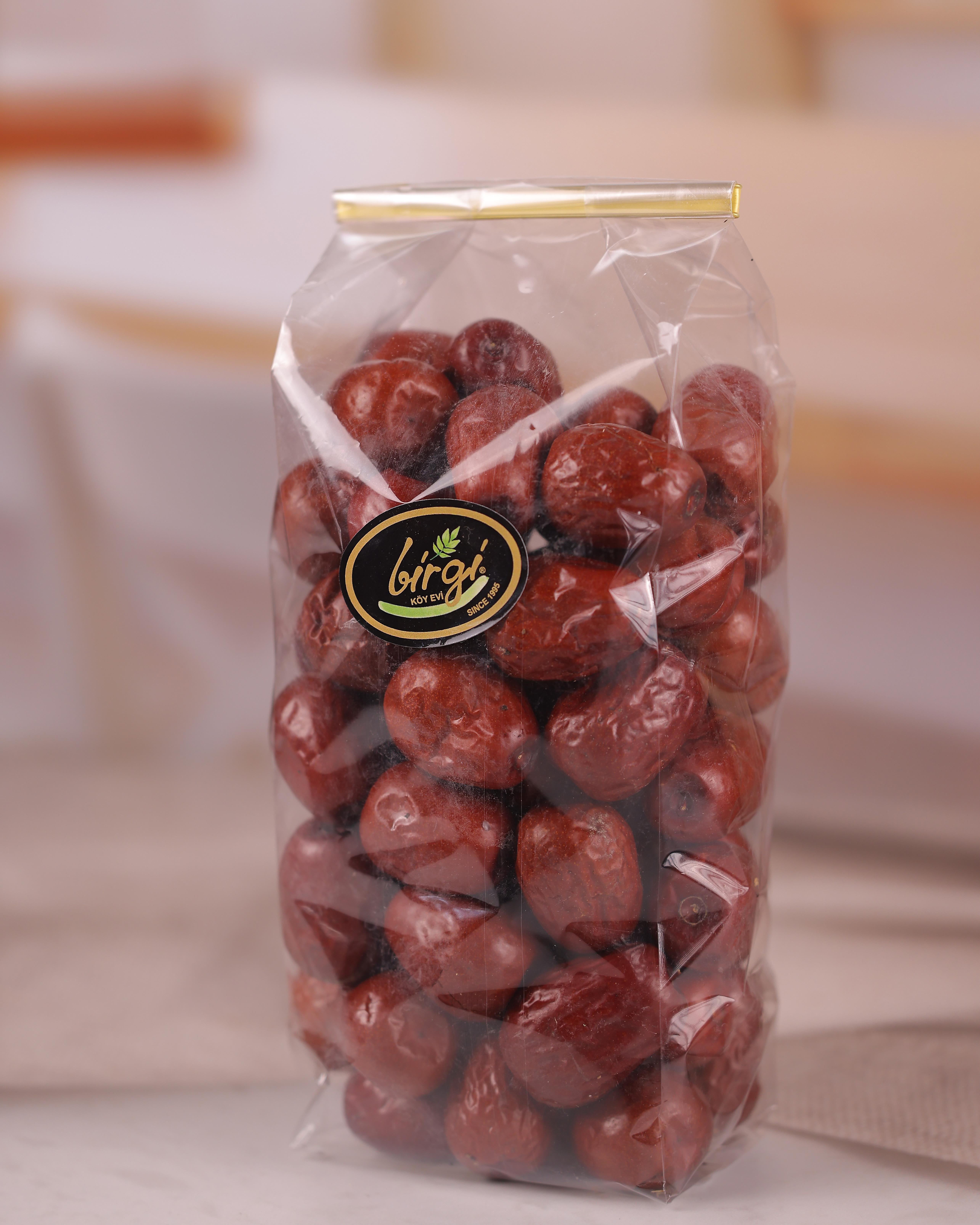 Birgi Köy EviKURUTULMUŞ MEYVELERBüyük Hünnap (Çin Hurmaları) 500 g – Birgi Köy Evi