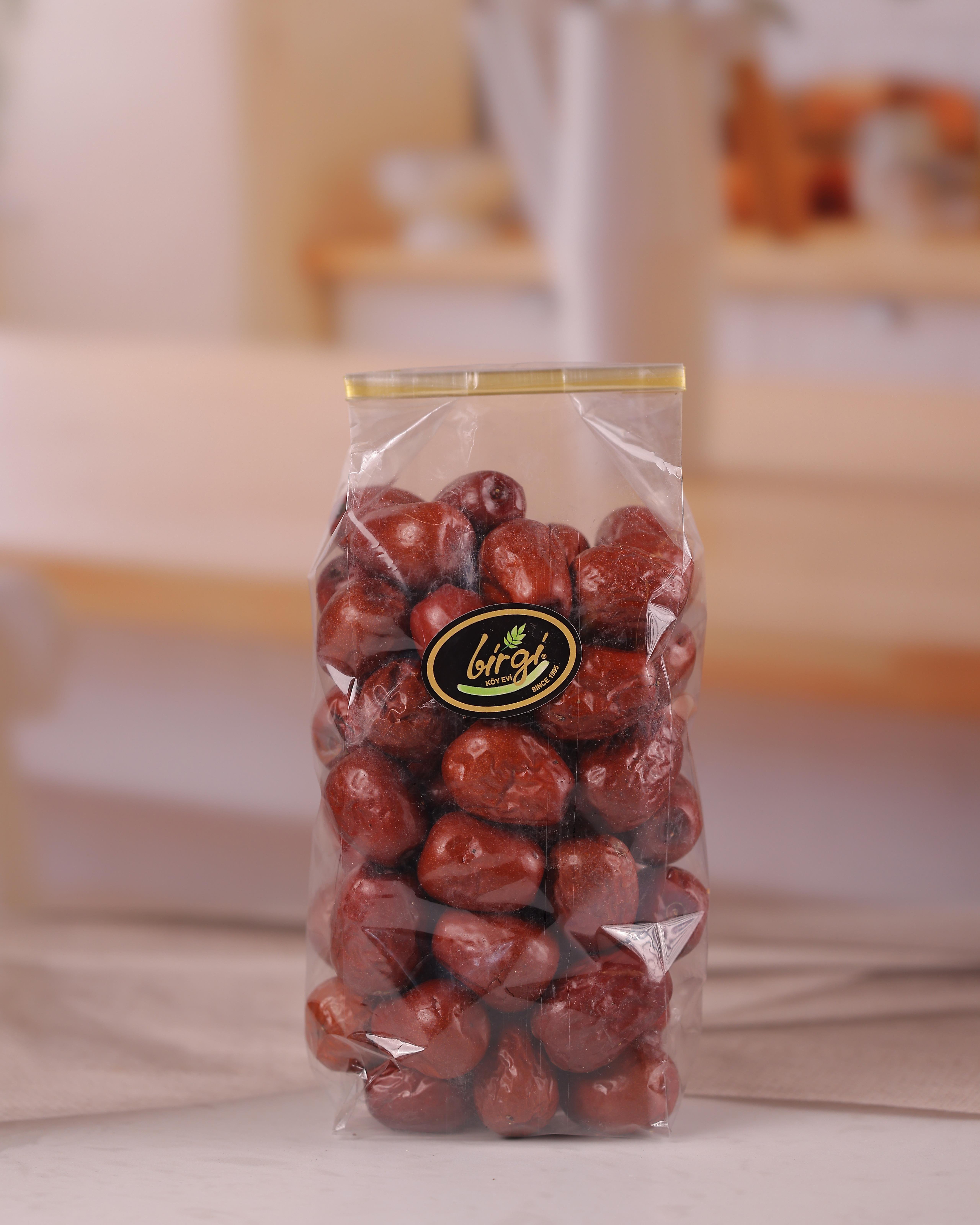 Birgi Köy EviKURUTULMUŞ MEYVELERBüyük Hünnap (Çin Hurmaları) 500 g – Birgi Köy Evi