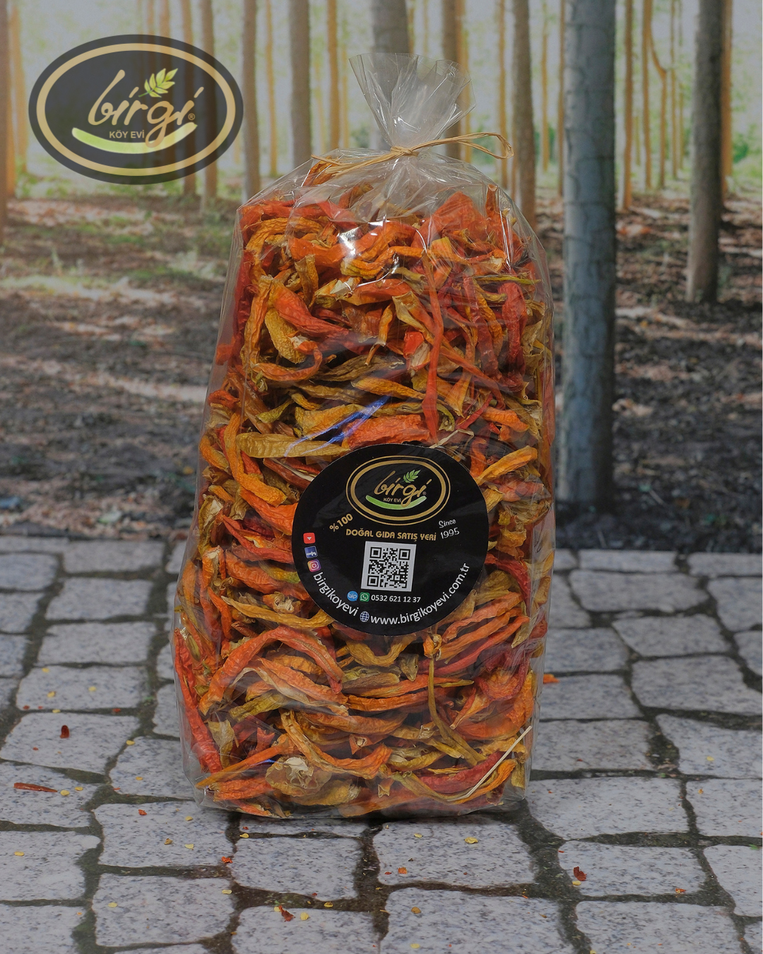 Kurutulmuş Tatlı Biber: 200g Paket
