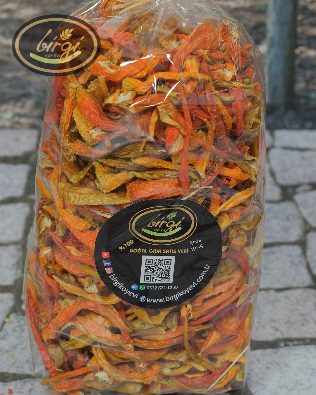 Kurutulmuş Tatlı Biber: 200g Paket