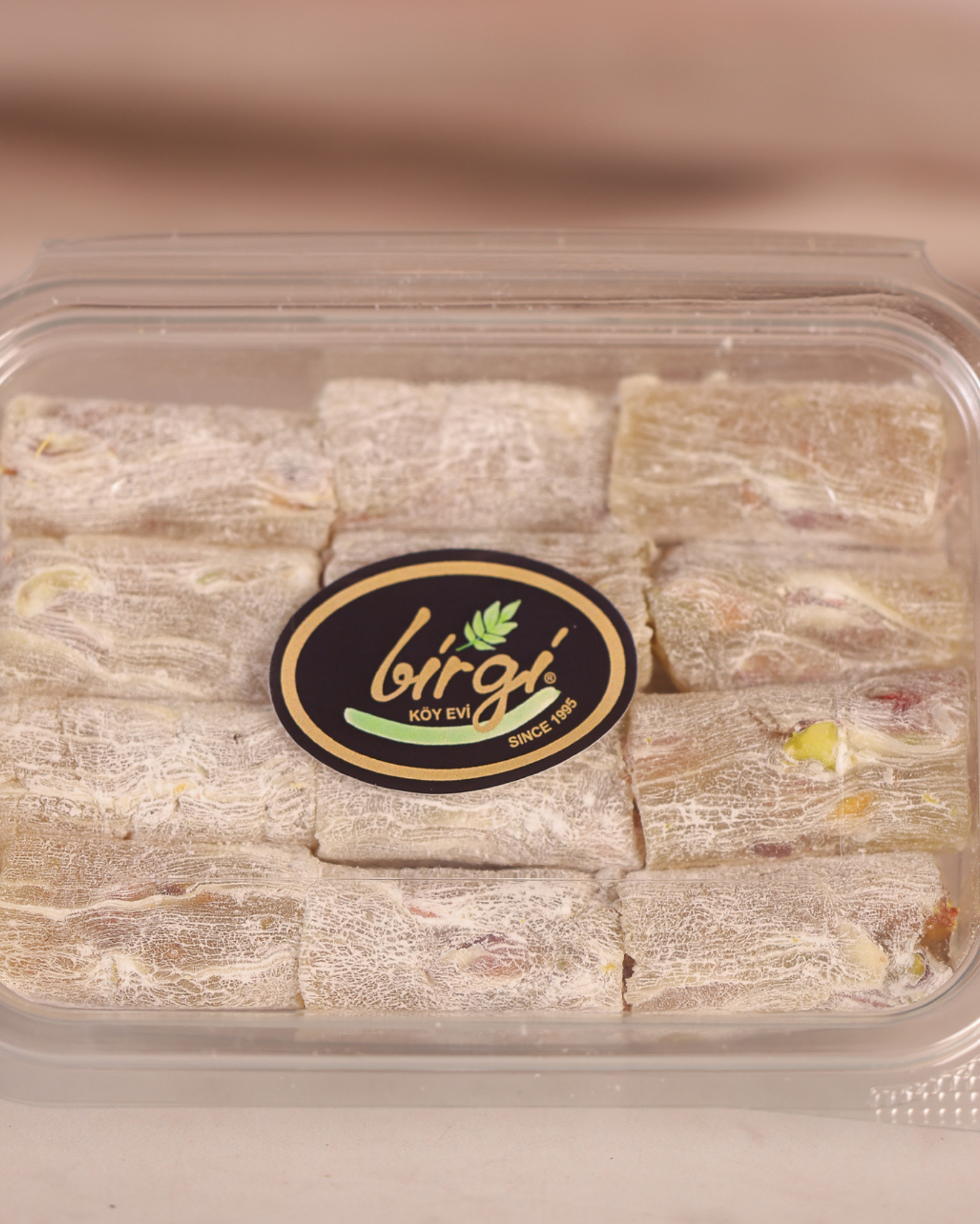Birgi Köy EviLOKUMLARBirgi Köy Evi Sade ve Antep Fıstıklı Parmak Lokum (200 gr)