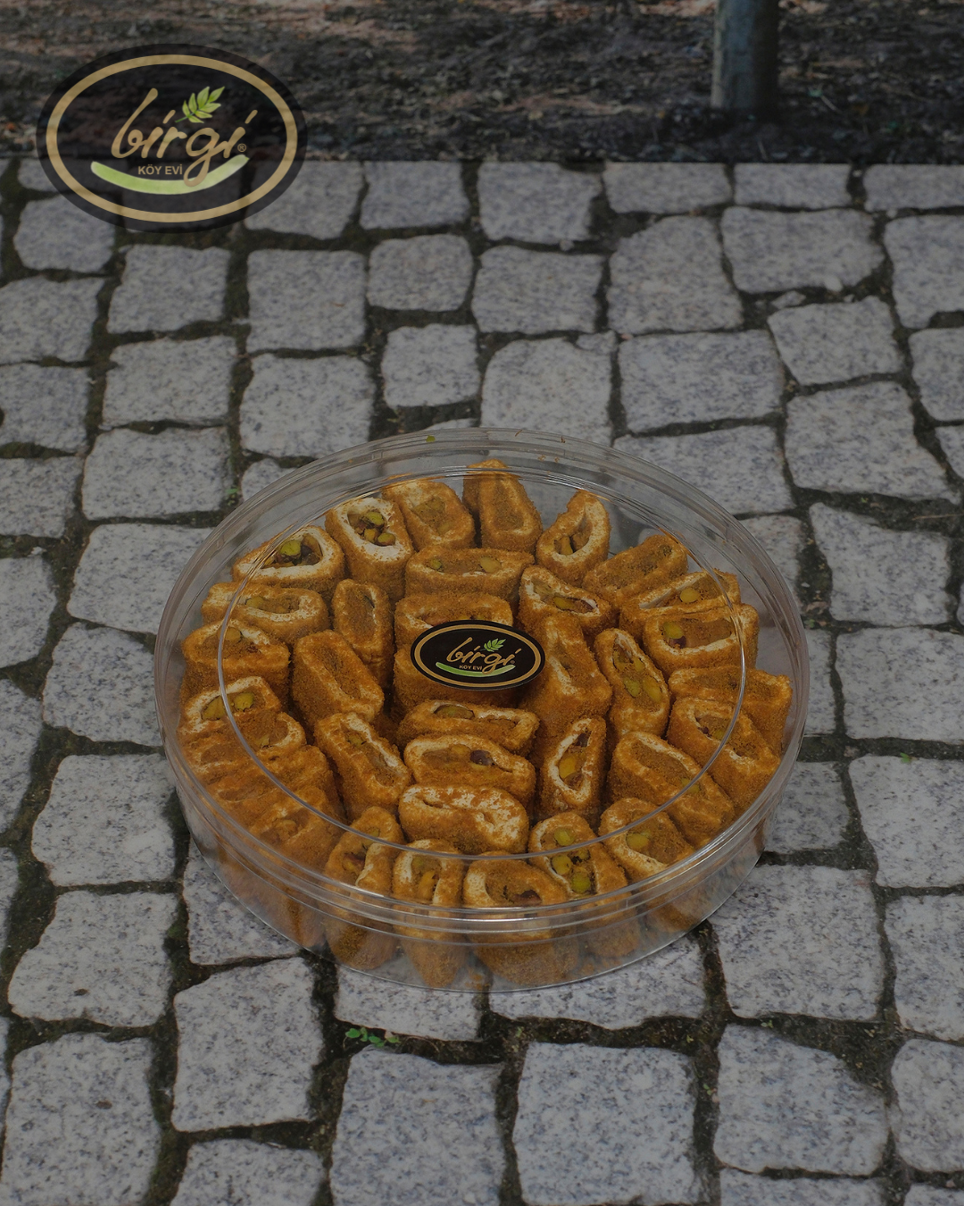 Lotus Bisküvili Antep Fıstıklı Bohça Lokum 1Kg