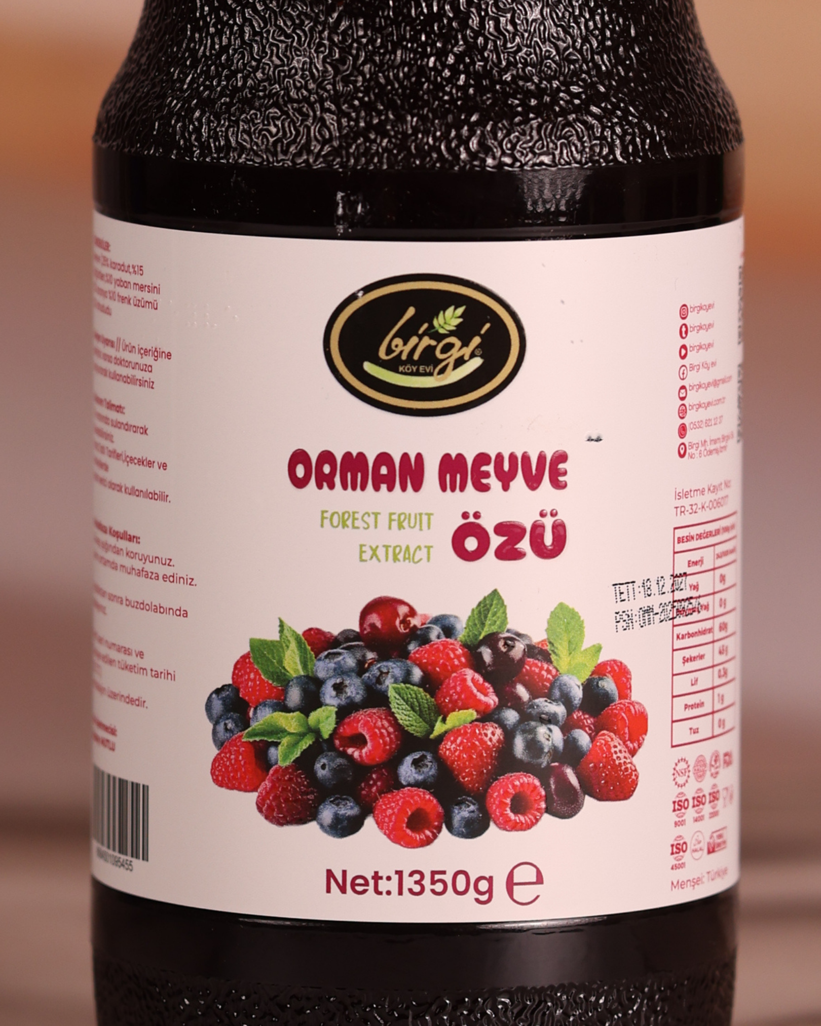 Premium Orman Meyveleri Özü 1350 g | Katkısız & ŞekersizBirgi Köy EviÖZLERPremium Orman Meyveleri Özü – 1350 g