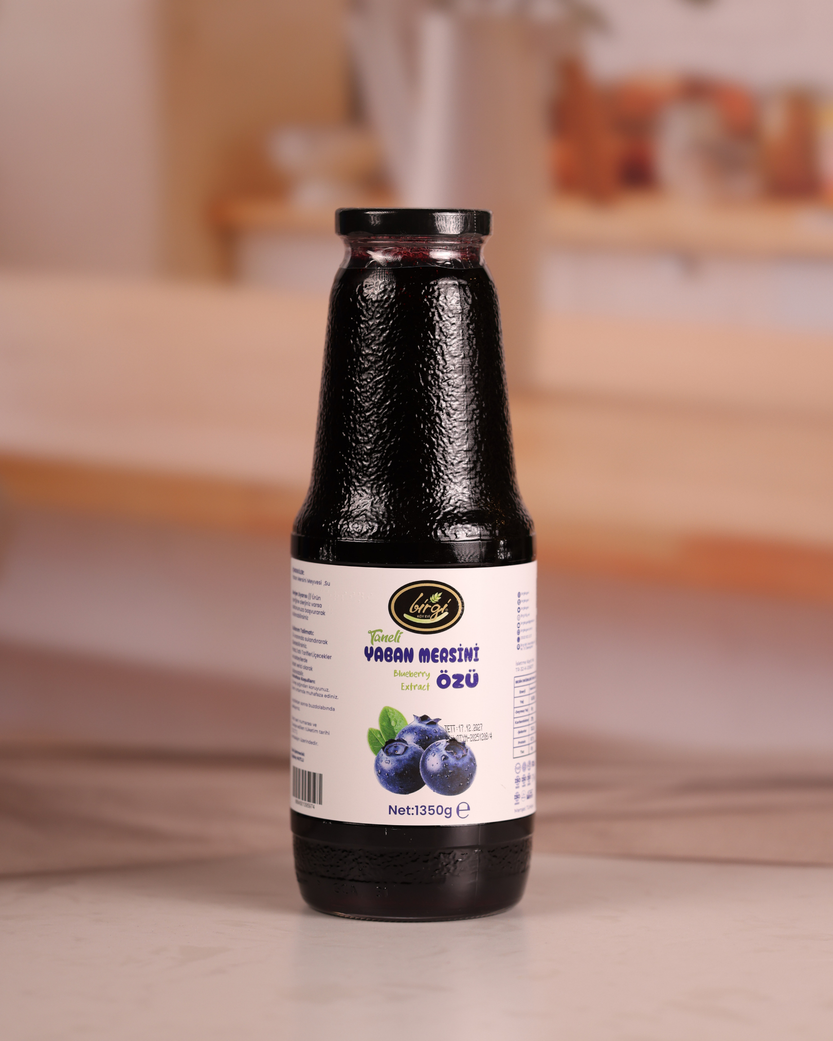 Premium Taneli Yaban Mersini Özü 1350 g | Katkısız & ŞekersizBirgi Köy EviÖZLERPremium Taneli Yaban Mersini Özü – 1350 g