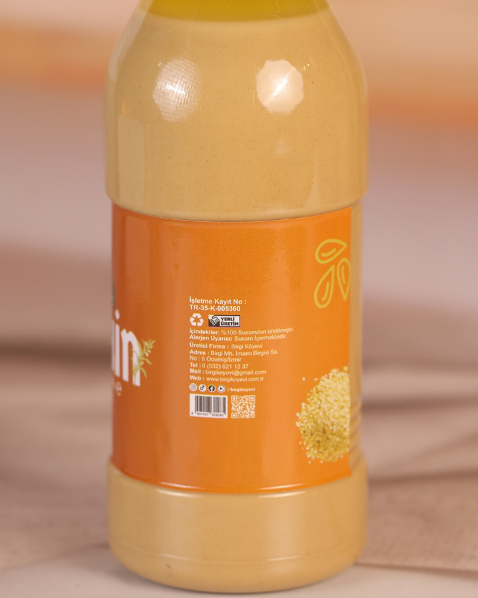 Birgi Köy EviYAĞLARBirgi Köy Evi Doğal Tahin (1 Kg)