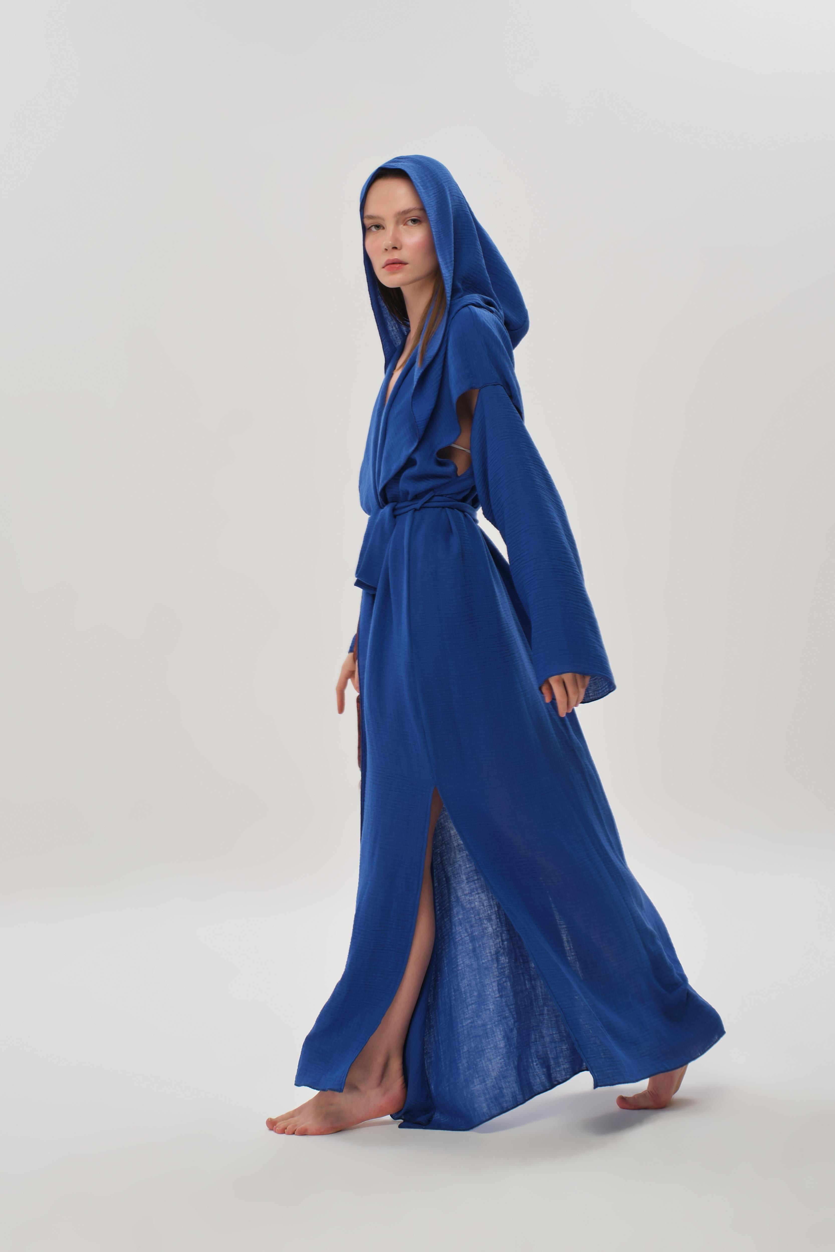 Iconic Design Kapüşonlu Kaftan 