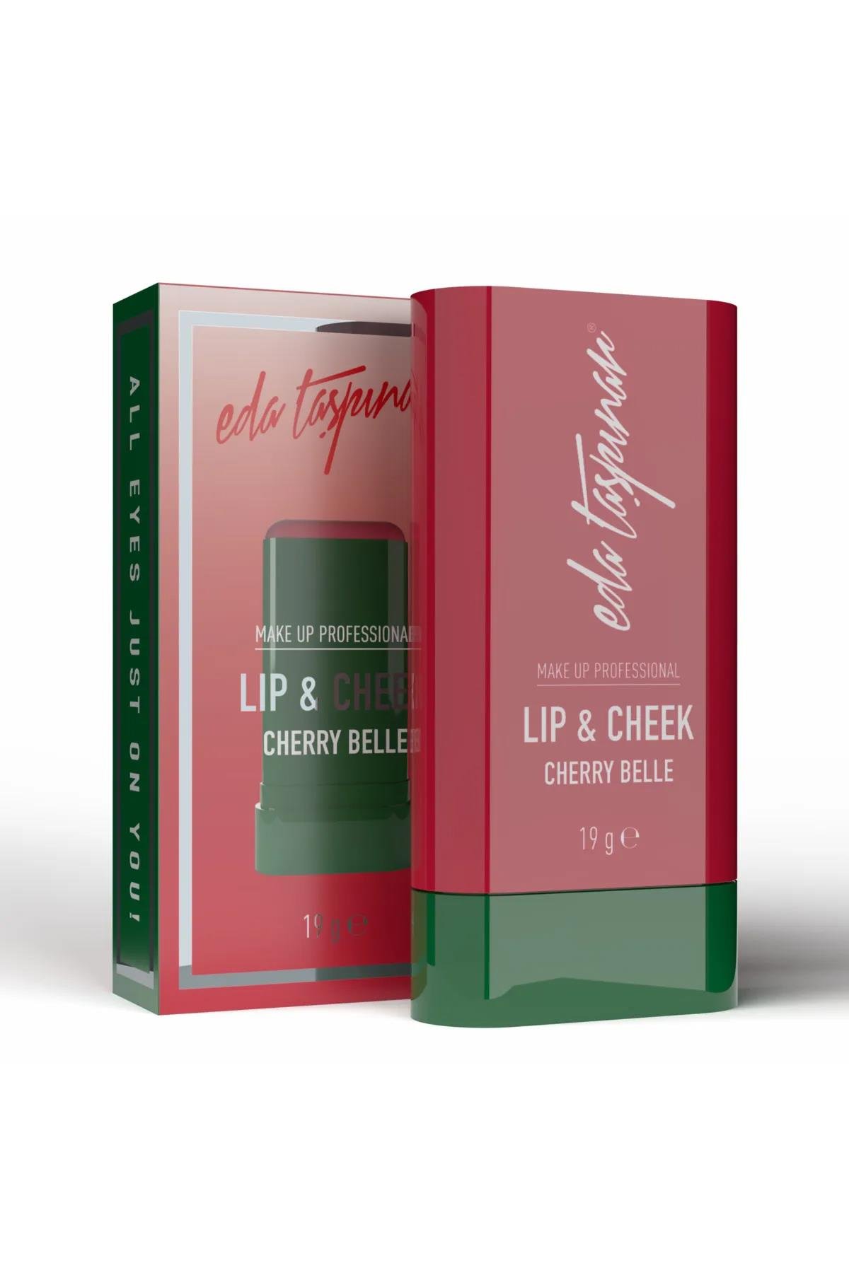 Lip & Cheek Cream Blush Stick - CHERRY BELLE