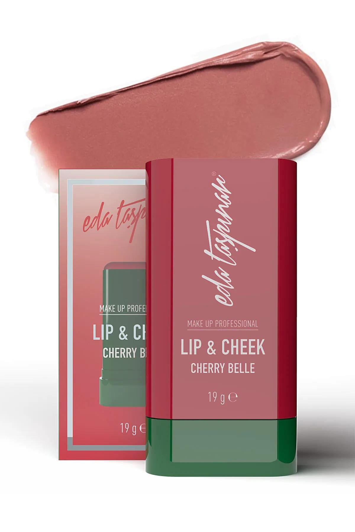 Lip & Cheek Cream Blush Stick - CHERRY BELLE