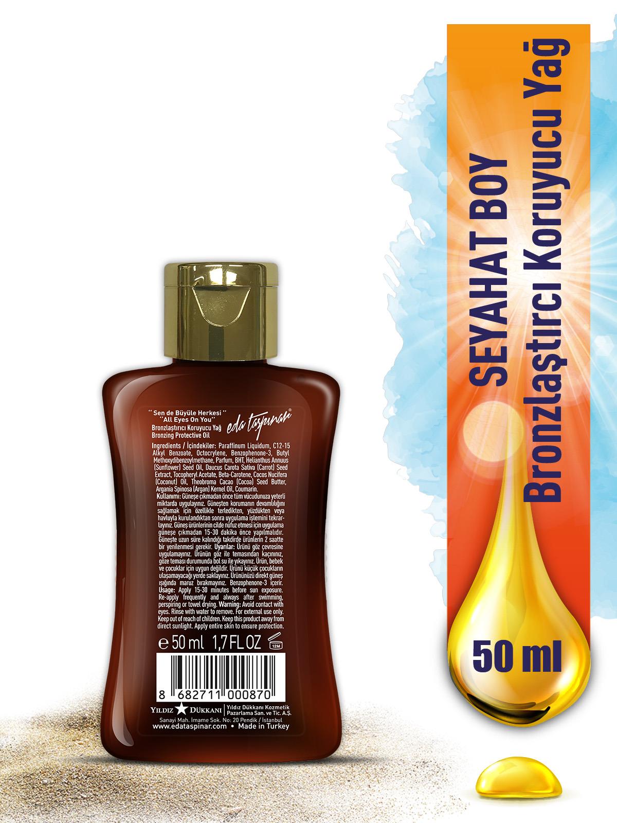 Mini Seyahat Boy Yoğun Bronzlaştırıcı Yağ 50 ml