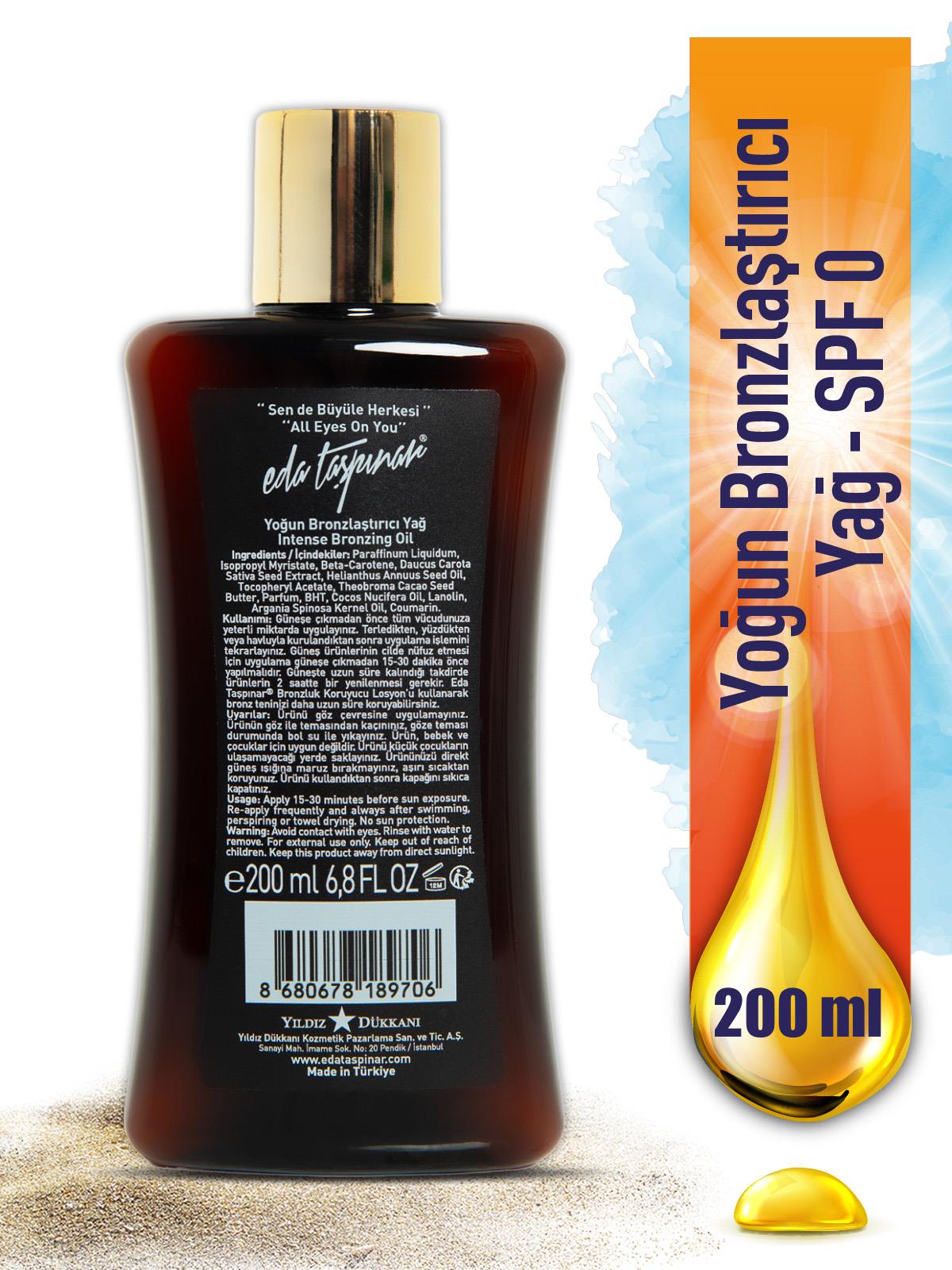 Yoğun Bronzlaştırıcı Yağ SPF 0 (2 X 200 ml)