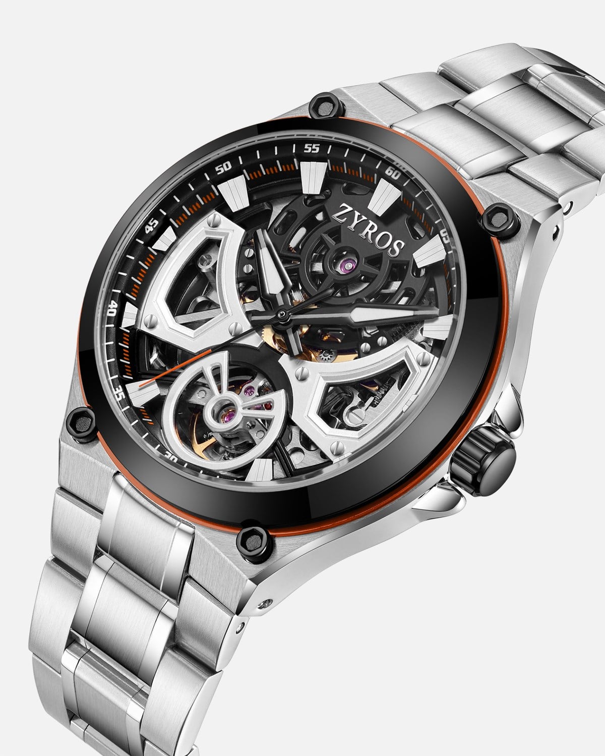 Torvex Erkek Automatic Saat - Gümüş Renk 