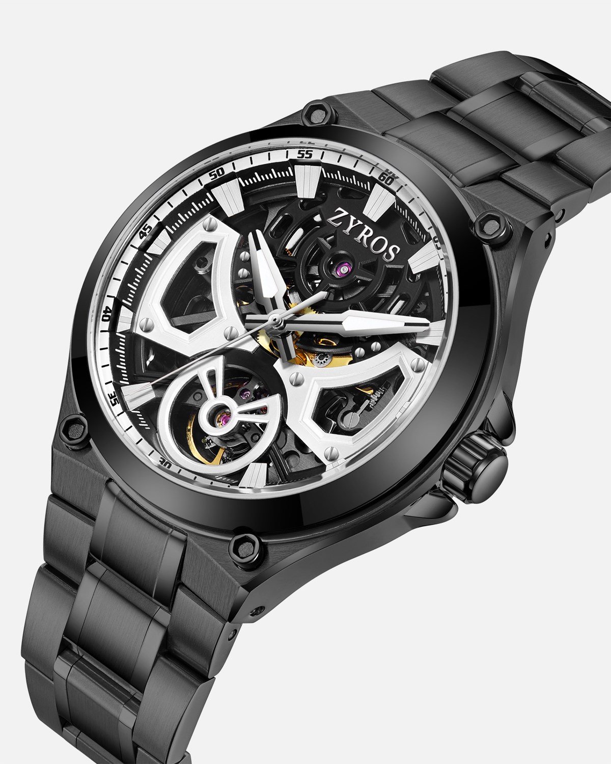 Torvex Erkek Automatic Saat - Siyah Renk 