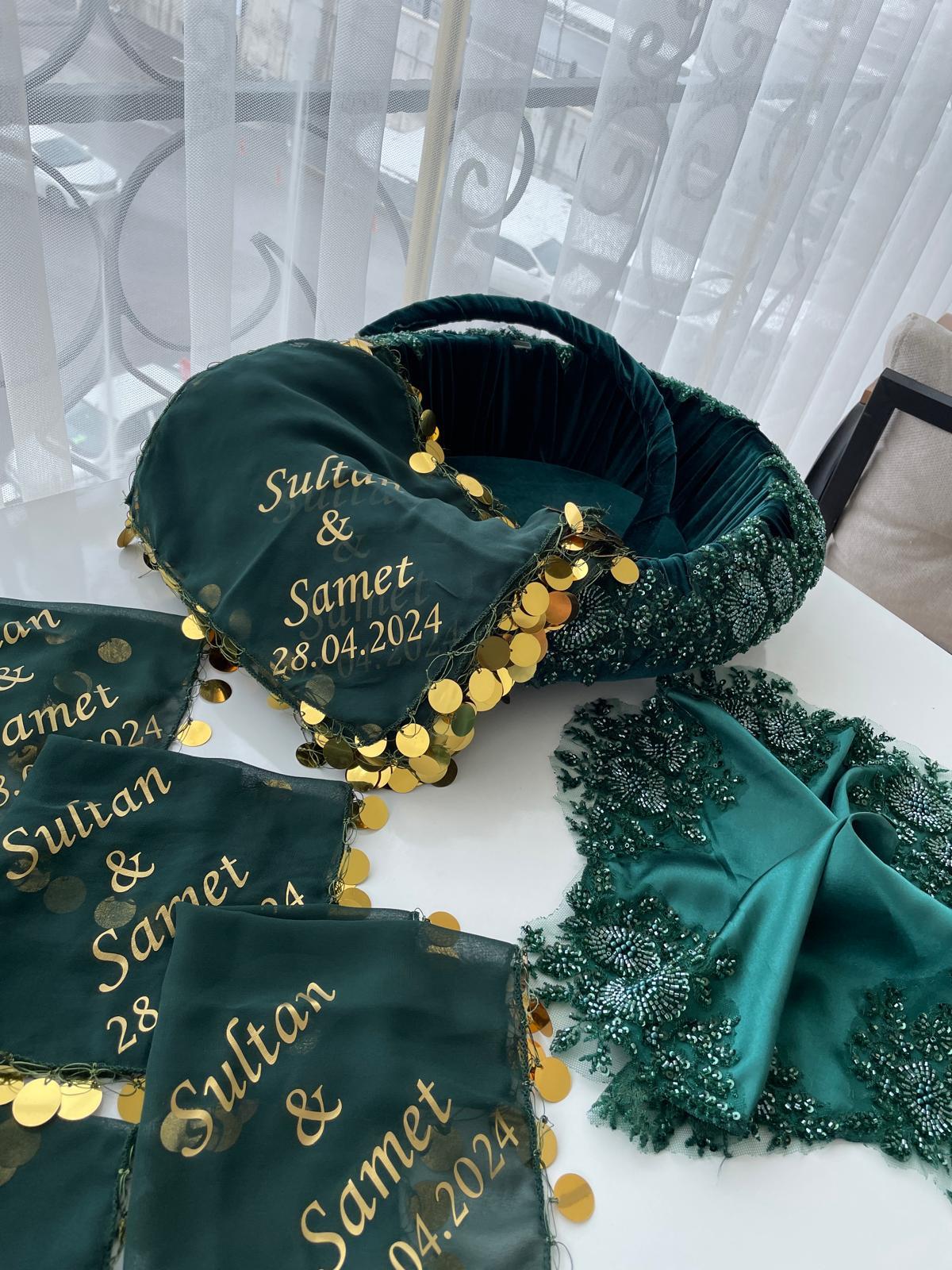 10 ADET İSİM BASKILI MENDİL