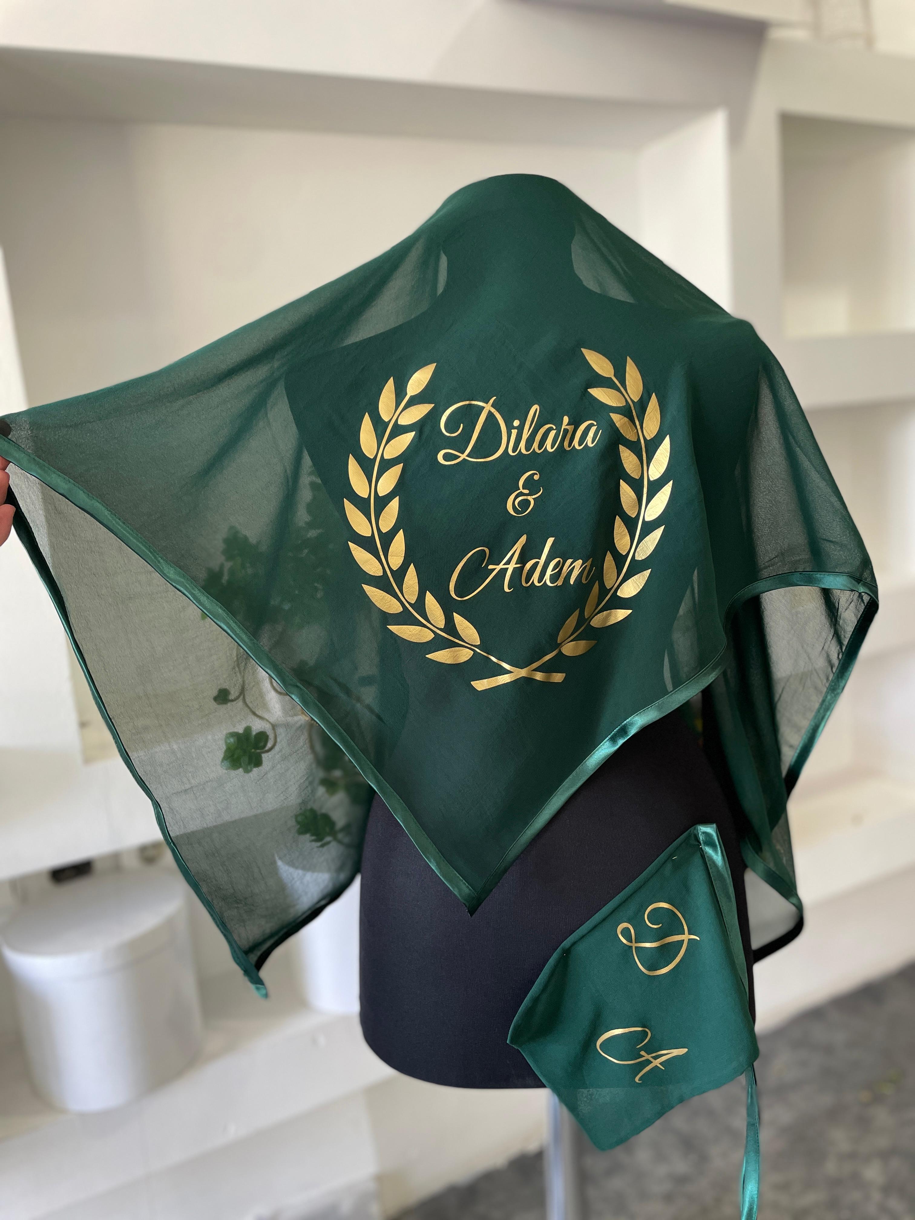 BASKILI DAMAT ÖRTÜSÜ VE ELDİVENİ