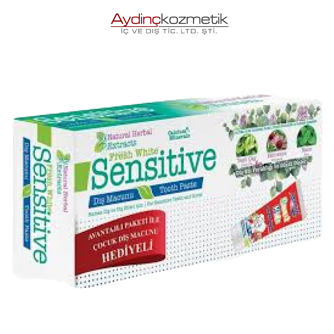  Fresh White Sensitive Yeşil Çay Ekinezya Nane Diş Macunu 75ml  Smart Kids Çocuk Diş Macunu 75 ml 